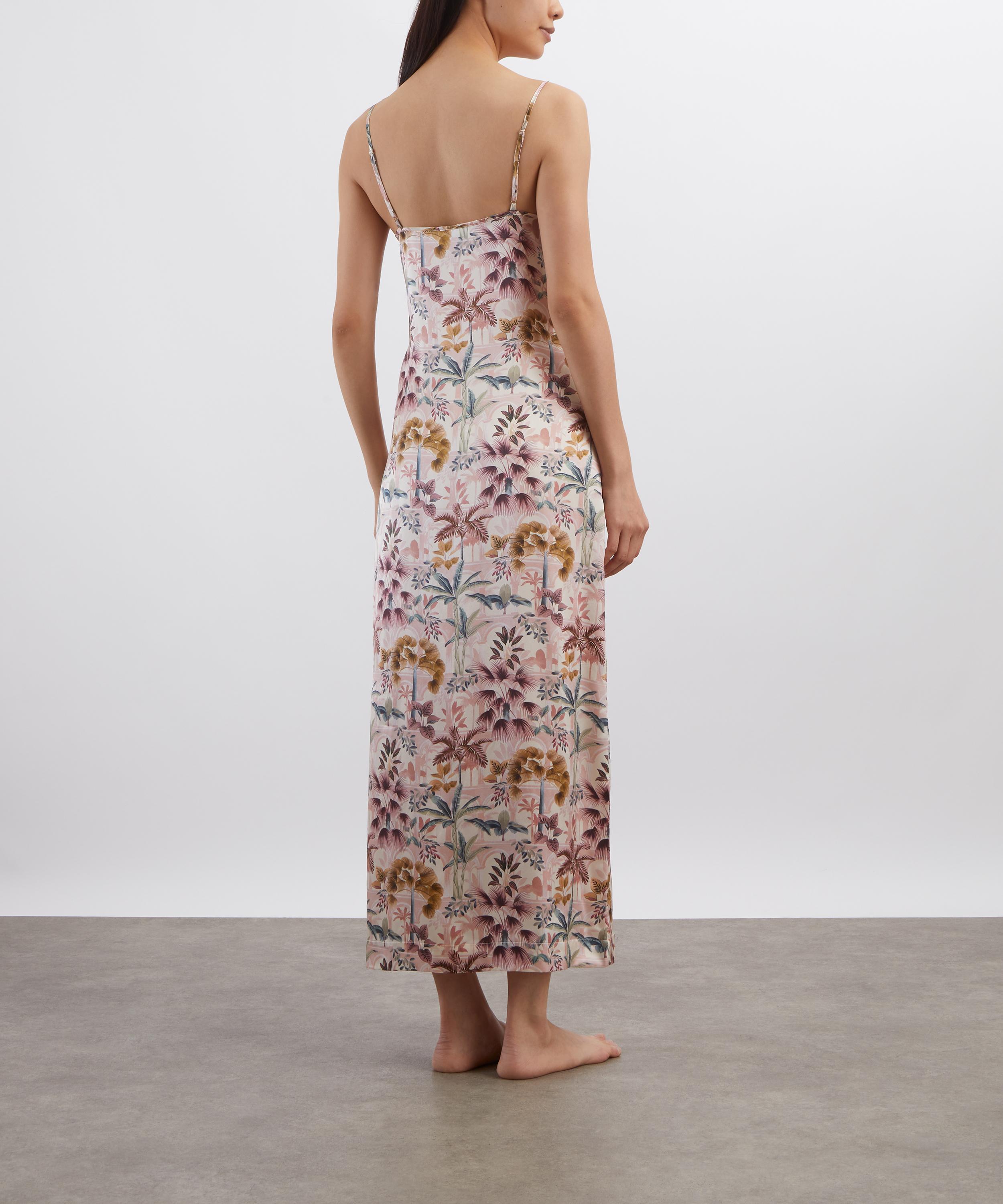 Liberty - Tropical Babylon Silk-Satin Chemise image number 3