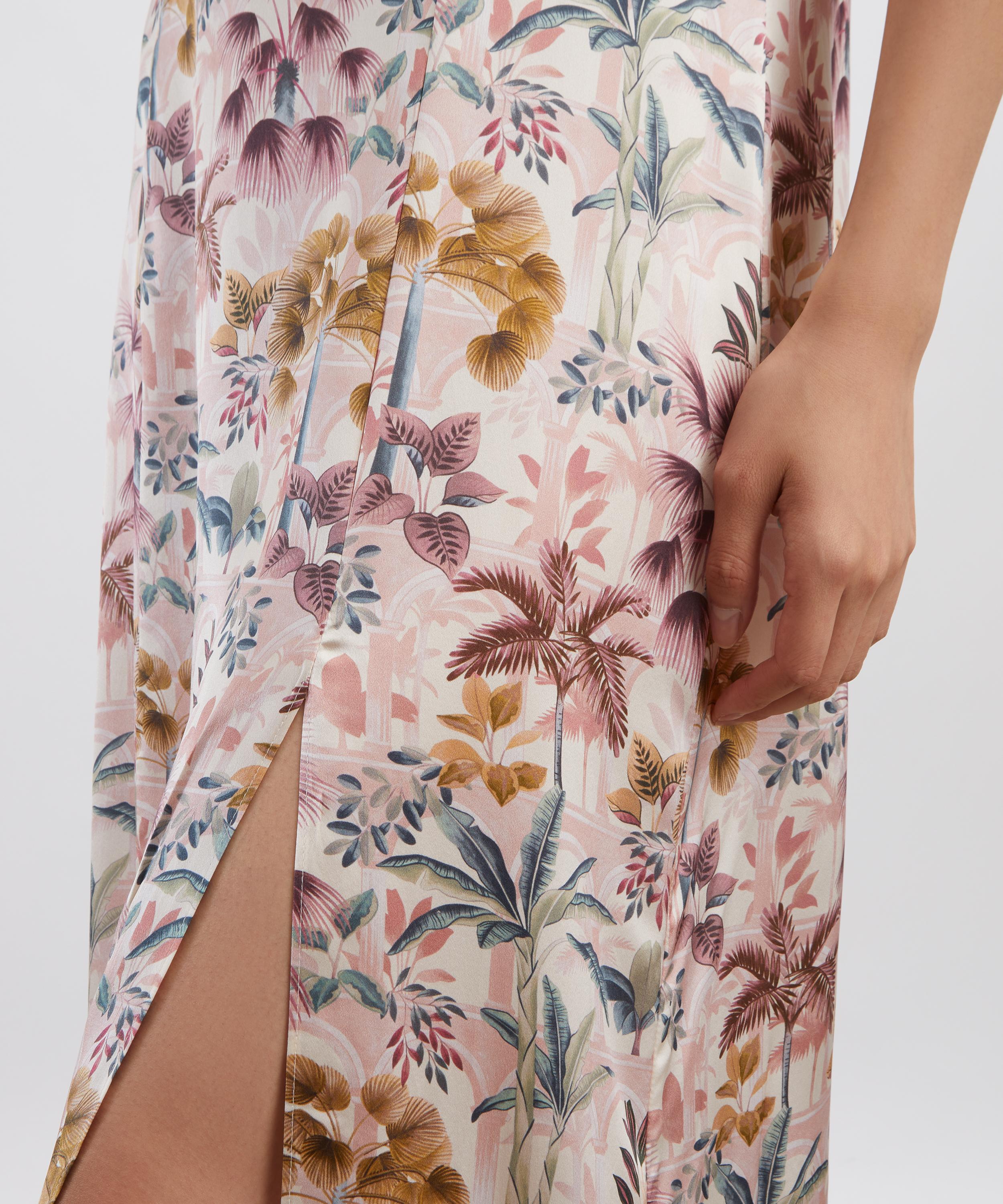 Liberty - Tropical Babylon Silk-Satin Chemise image number 4