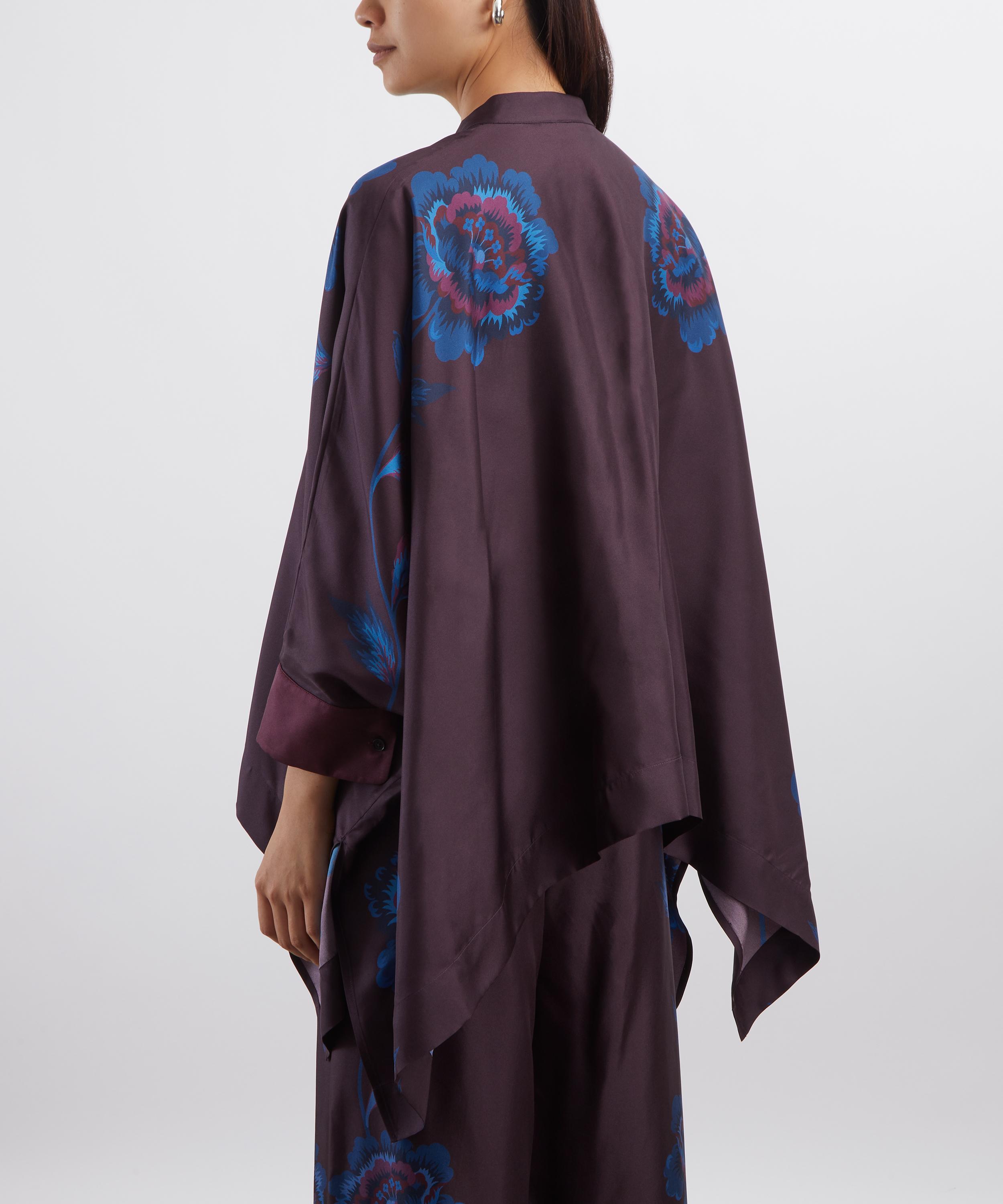 Liberty - Lena Belle Placement Silk Scarf Shirt&nbsp; image number 3
