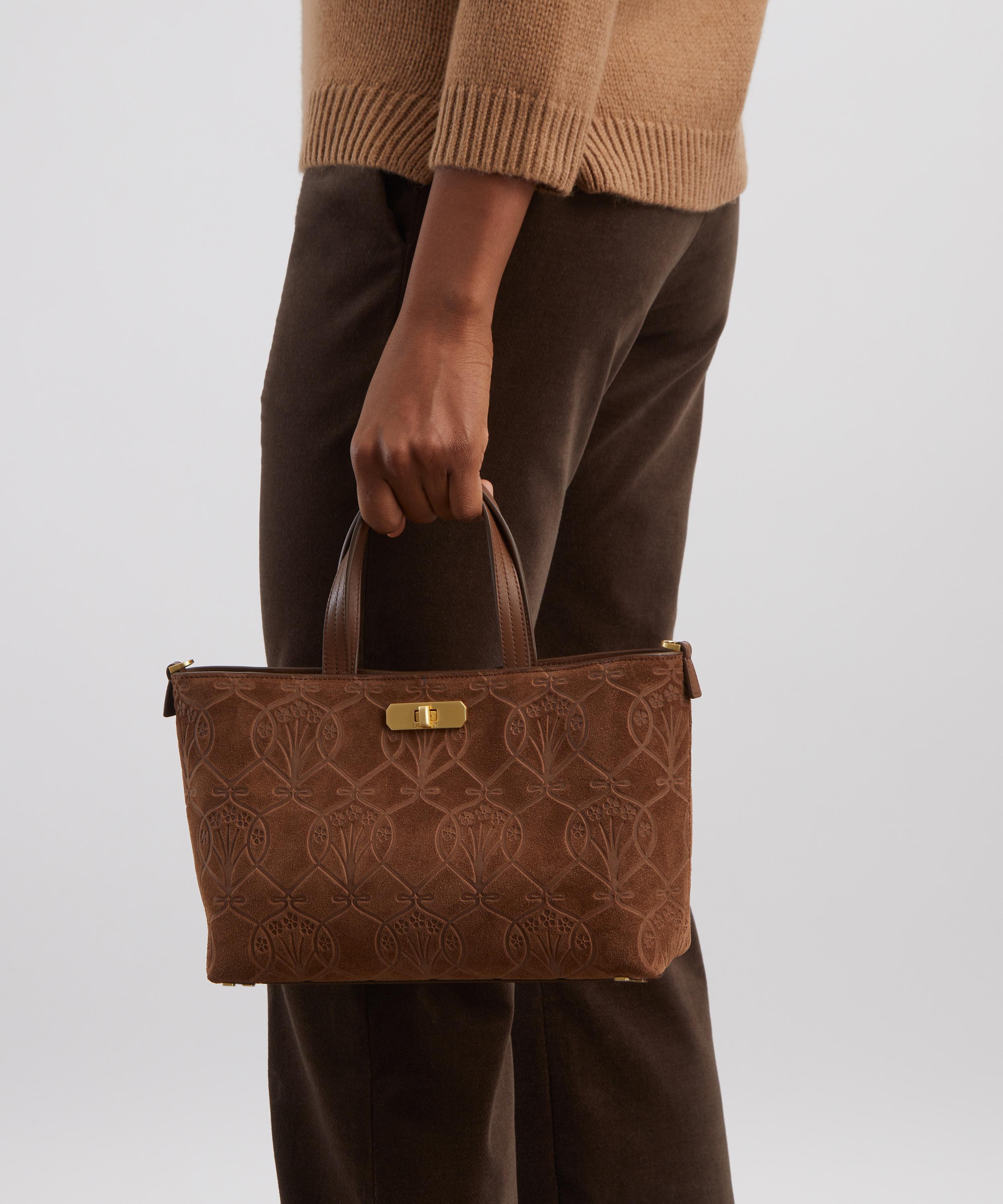 Liberty - Iphis Embossed Burlington Mini Tote Bag image number 6