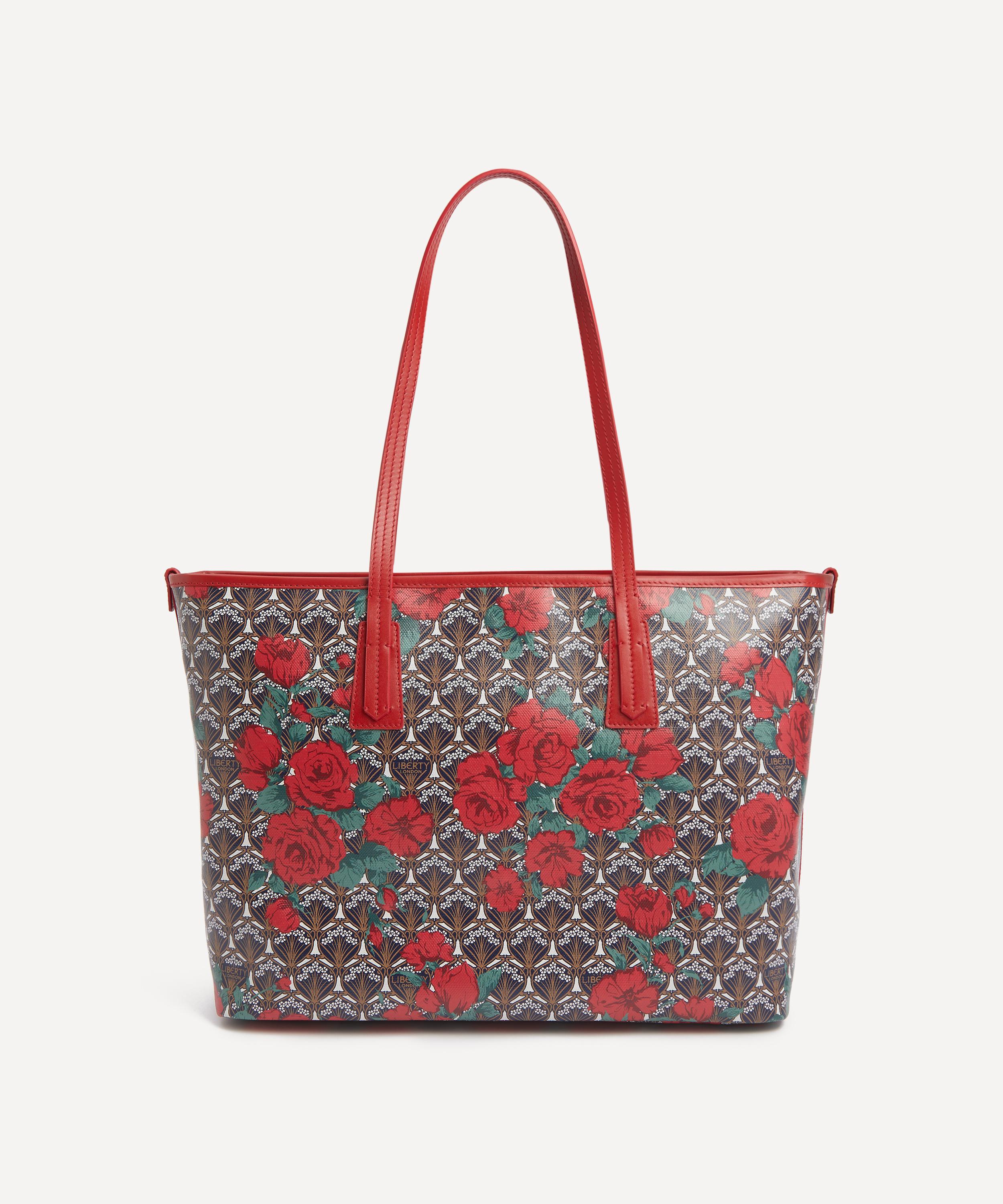 Liberty - Iphis Carline Rose Zipped Marlborough Tote Bag
