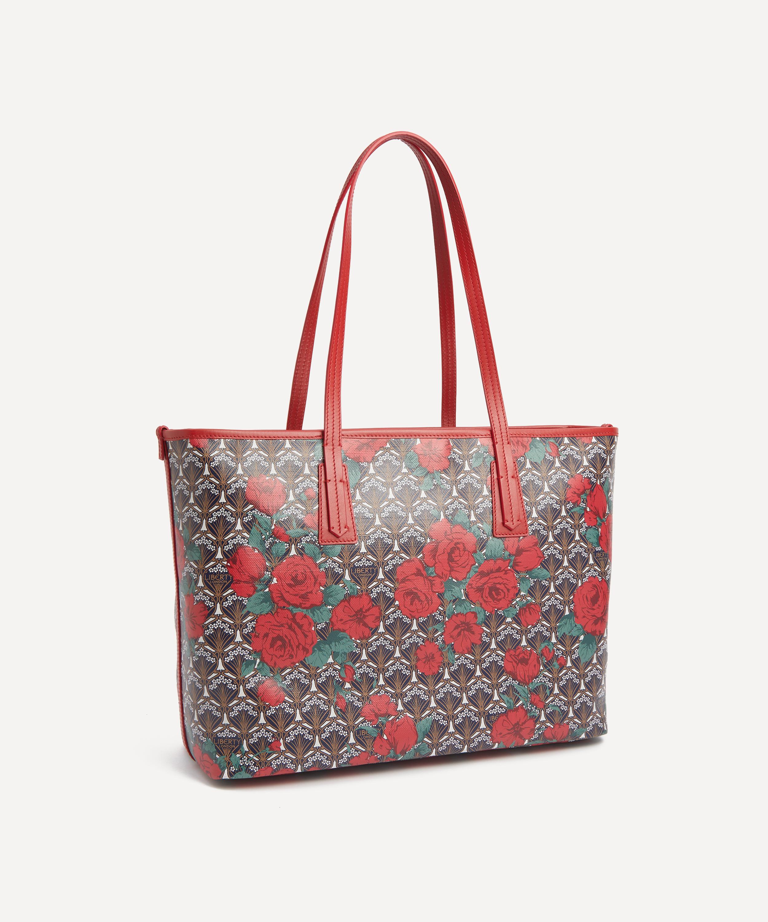Liberty - Iphis Carline Rose Zipped Marlborough Tote Bag image number 1
