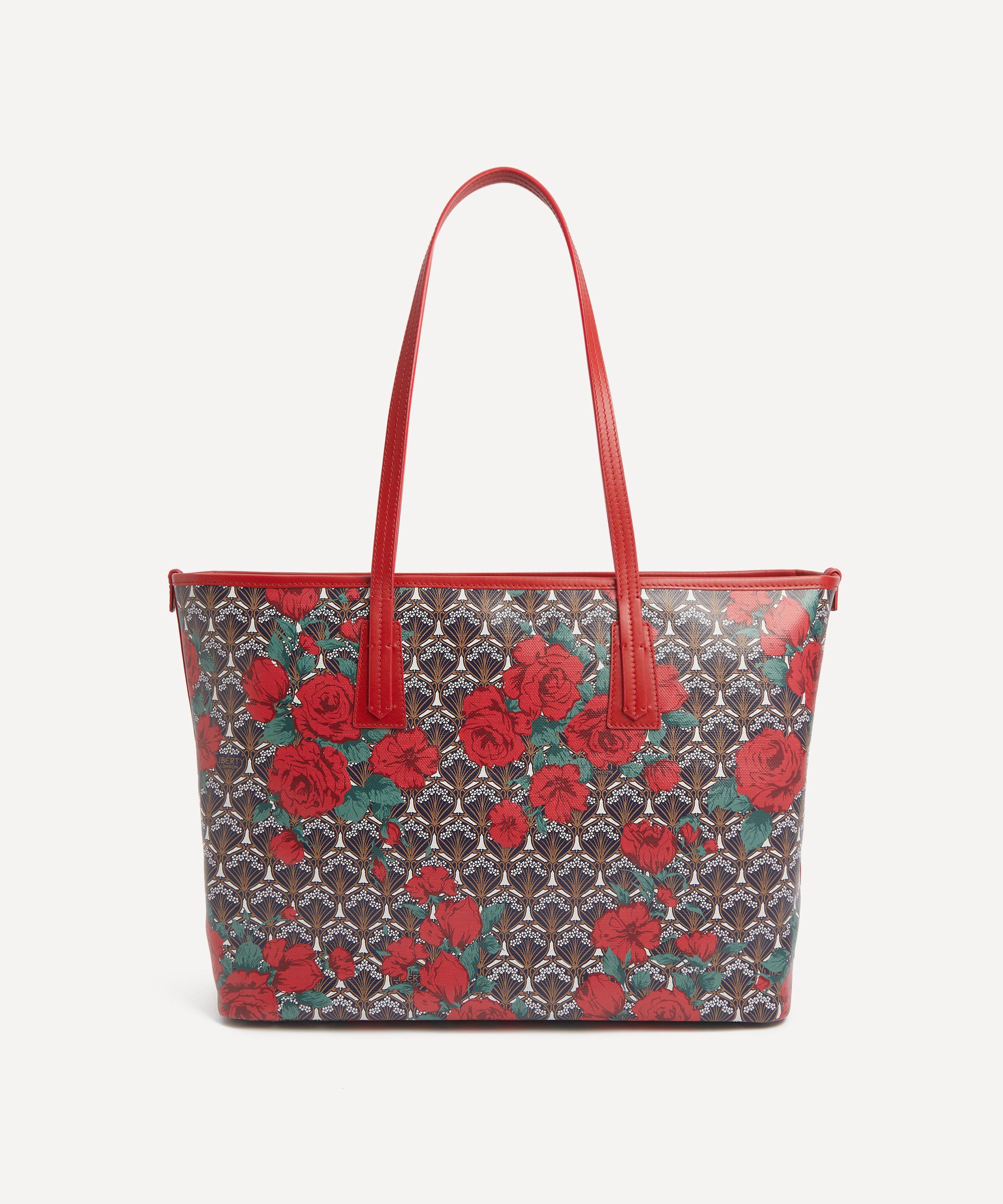 Liberty - Iphis Carline Rose Zipped Marlborough Tote Bag image number 2
