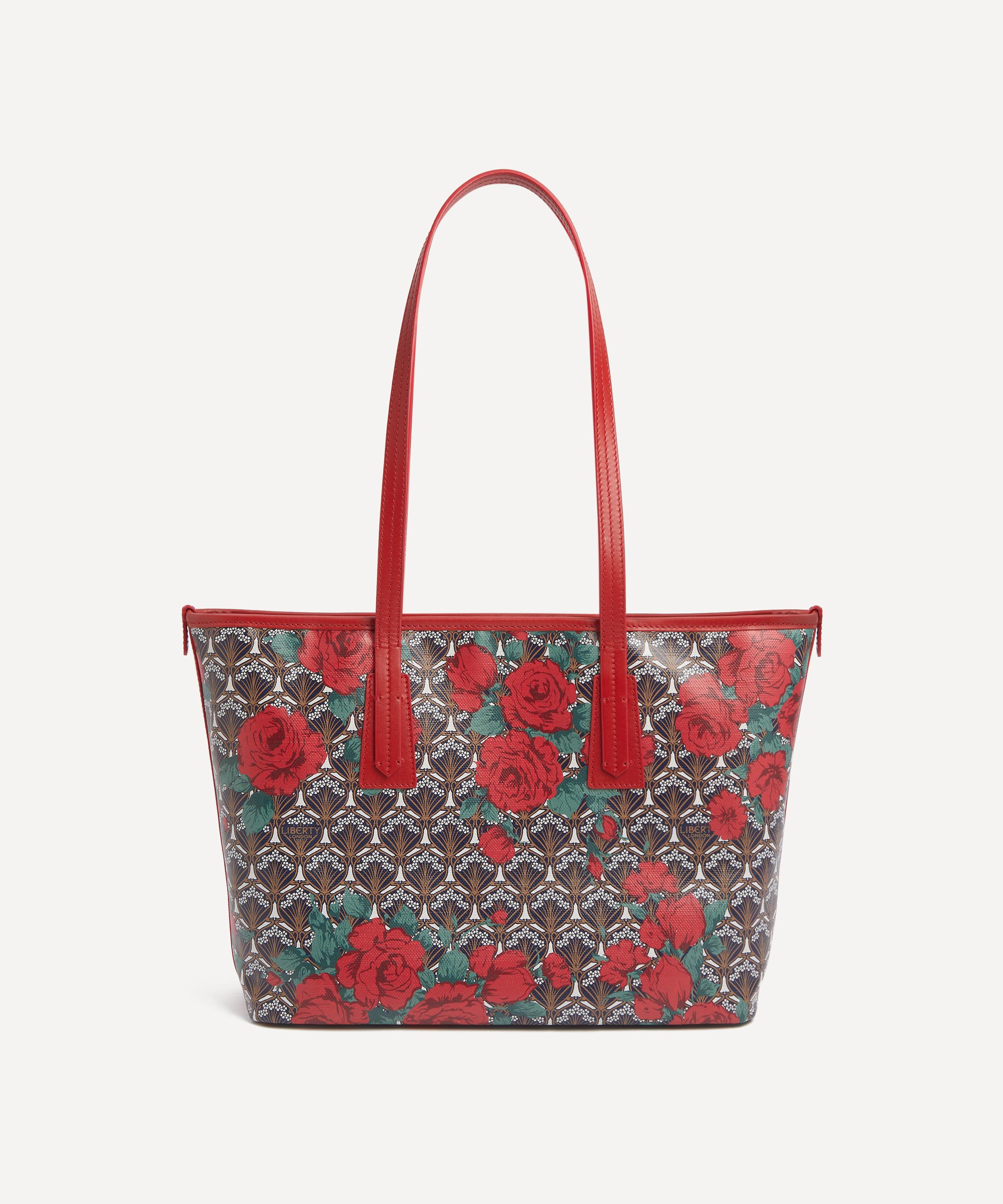 Liberty - Iphis Carline Rose Zipped Little Marlborough Tote Bag