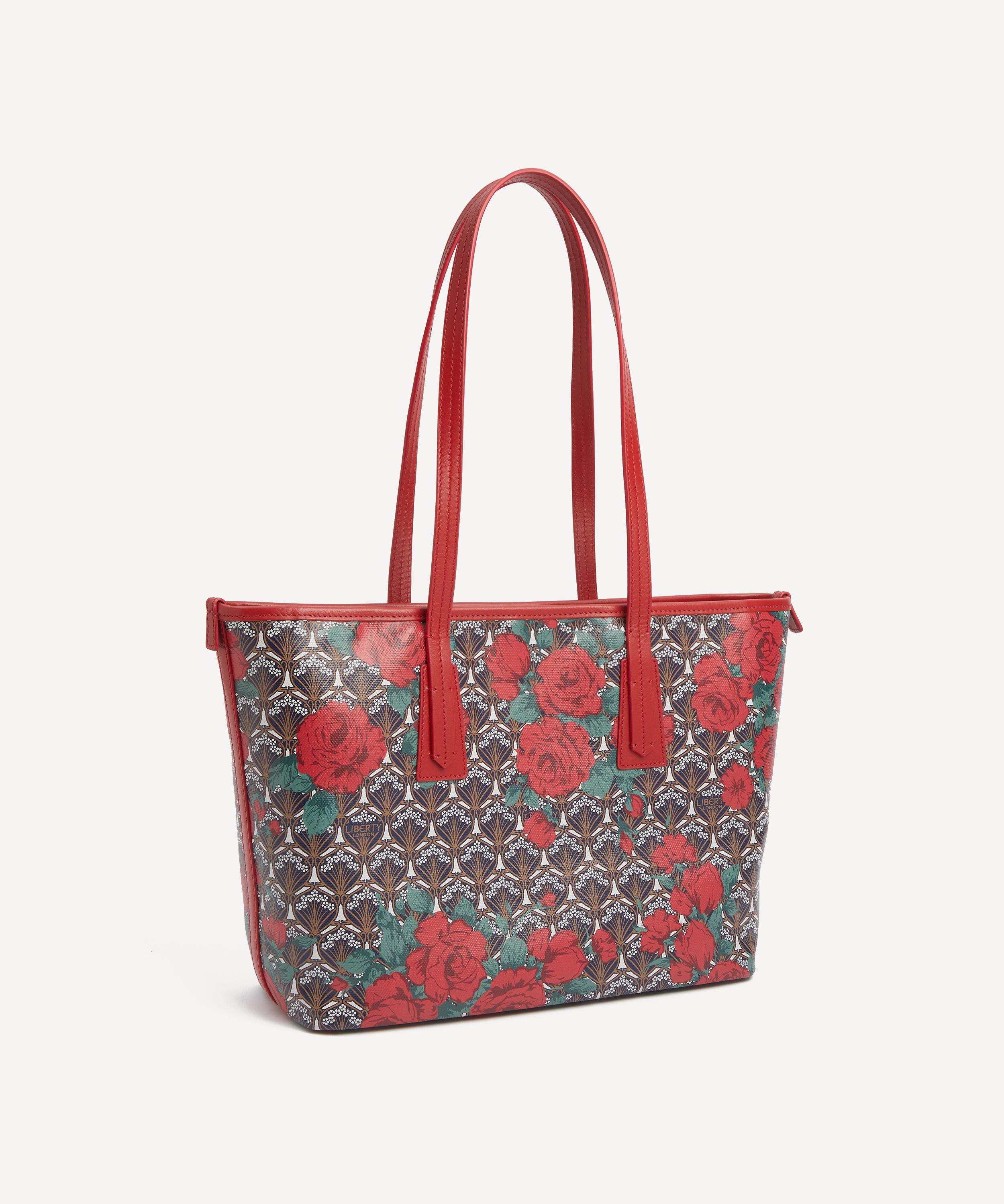 Liberty - Iphis Carline Rose Zipped Little Marlborough Tote Bag image number 1