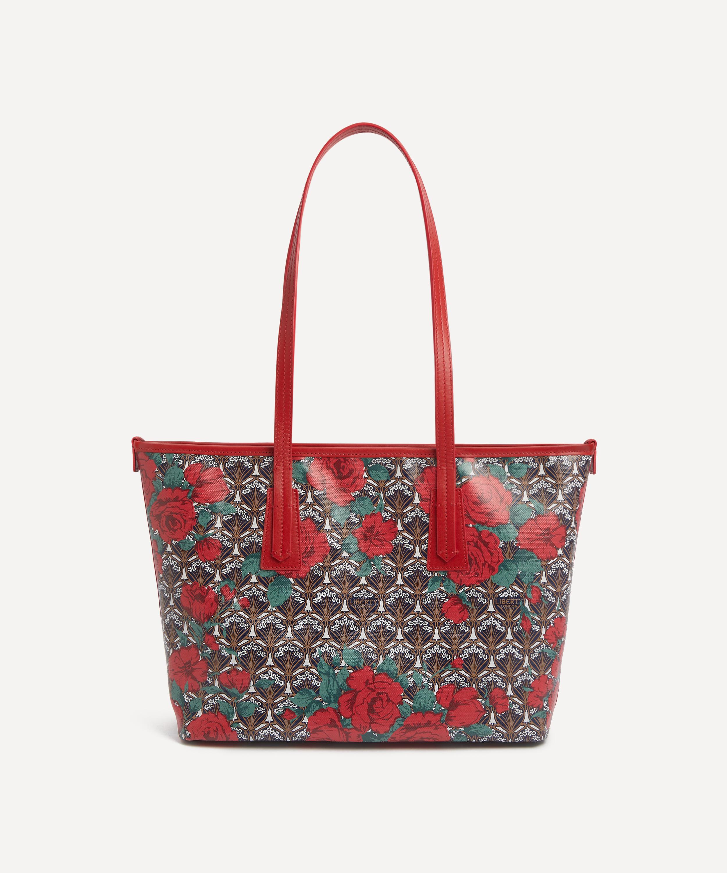 Liberty - Iphis Carline Rose Zipped Little Marlborough Tote Bag image number 2