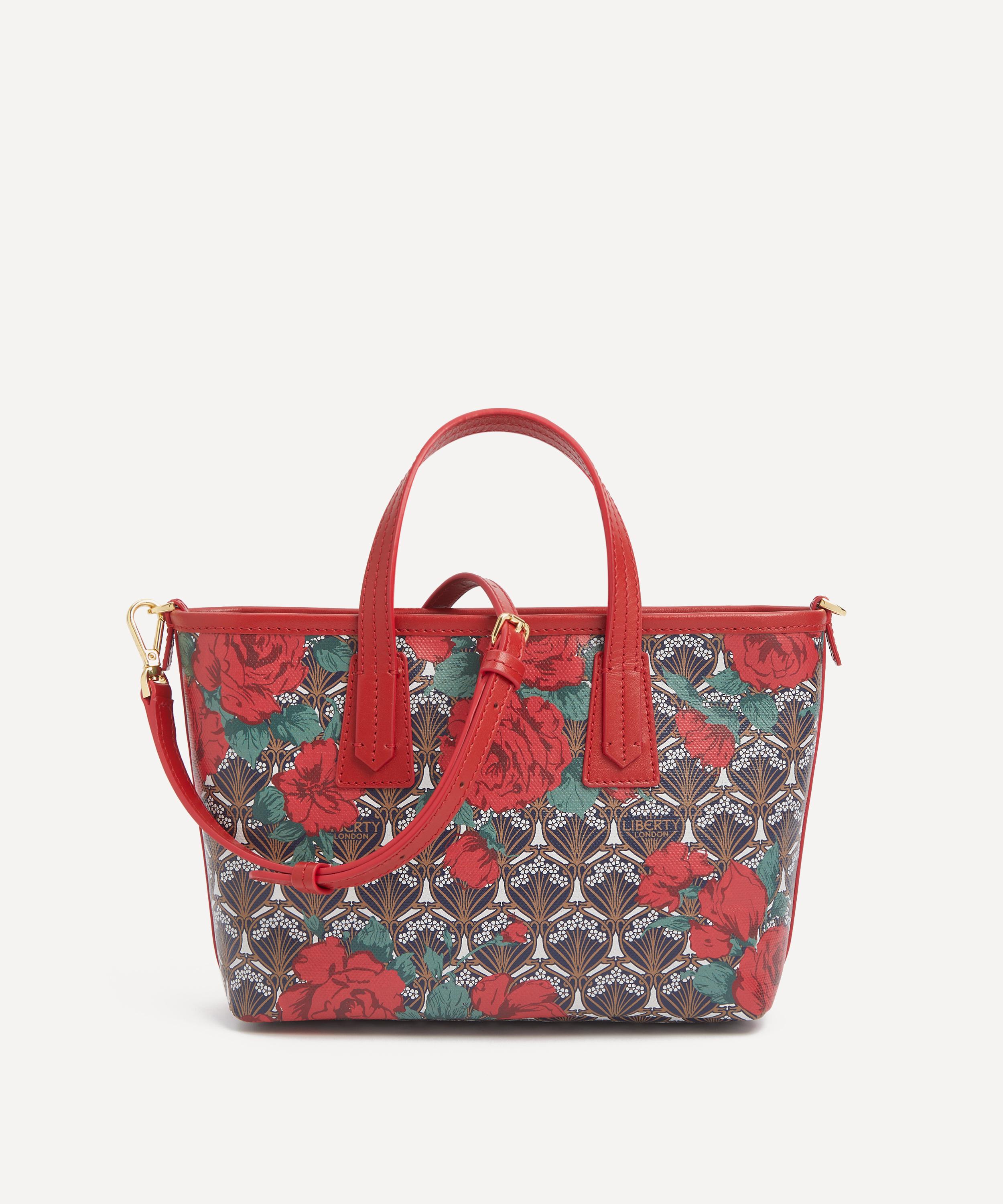 Liberty - Iphis Carline Rose Zipped Mini Marlborough Tote Bag