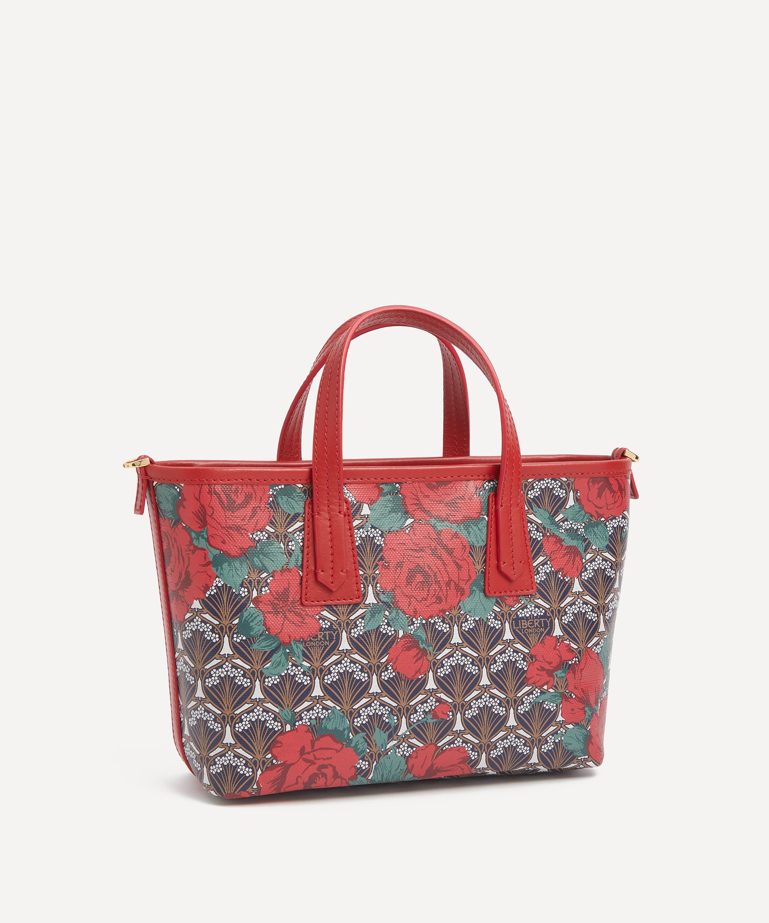 Liberty - Iphis Carline Rose Zipped Mini Marlborough Tote Bag image number 1