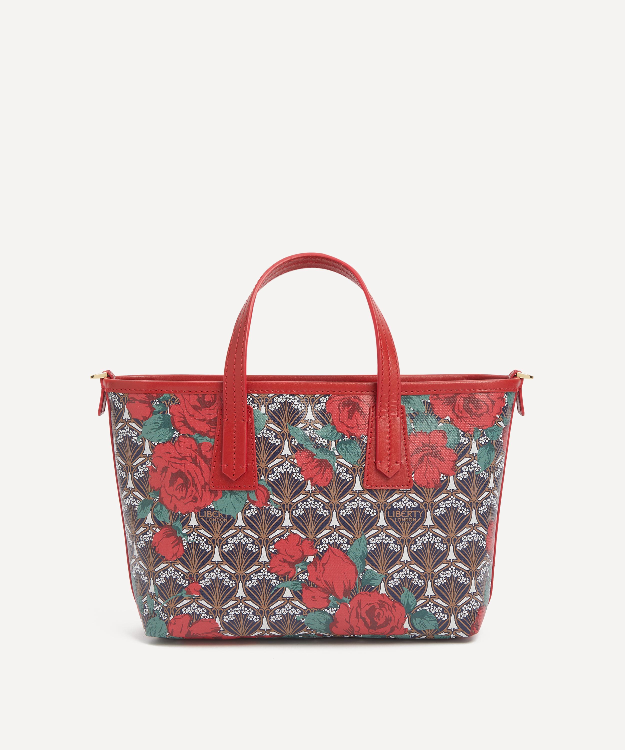Liberty - Iphis Carline Rose Zipped Mini Marlborough Tote Bag image number 2