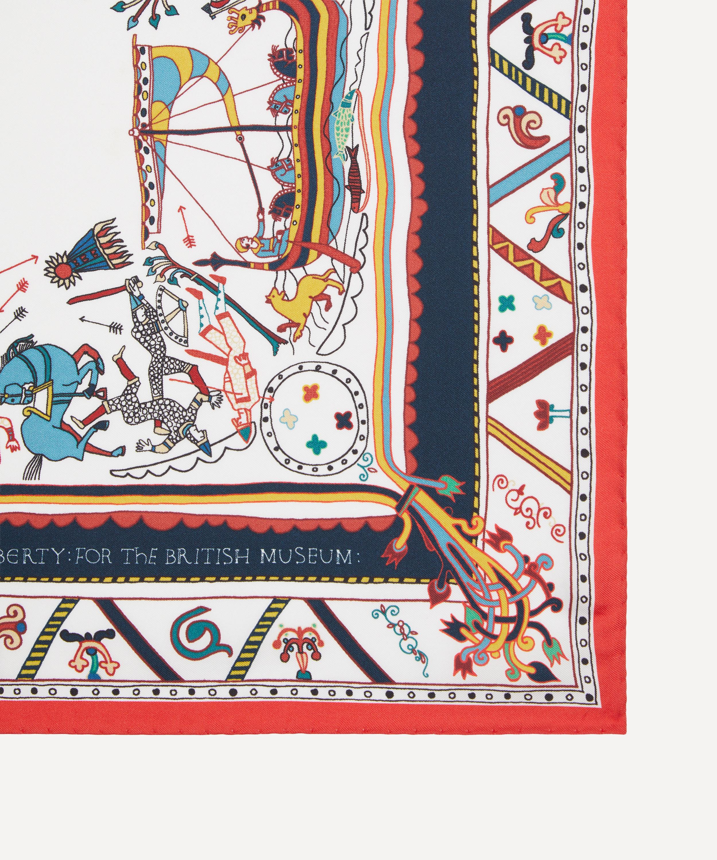 Liberty - Liberty | British Museum Bayeux Tapestry Silk Scarf 45 image number 3
