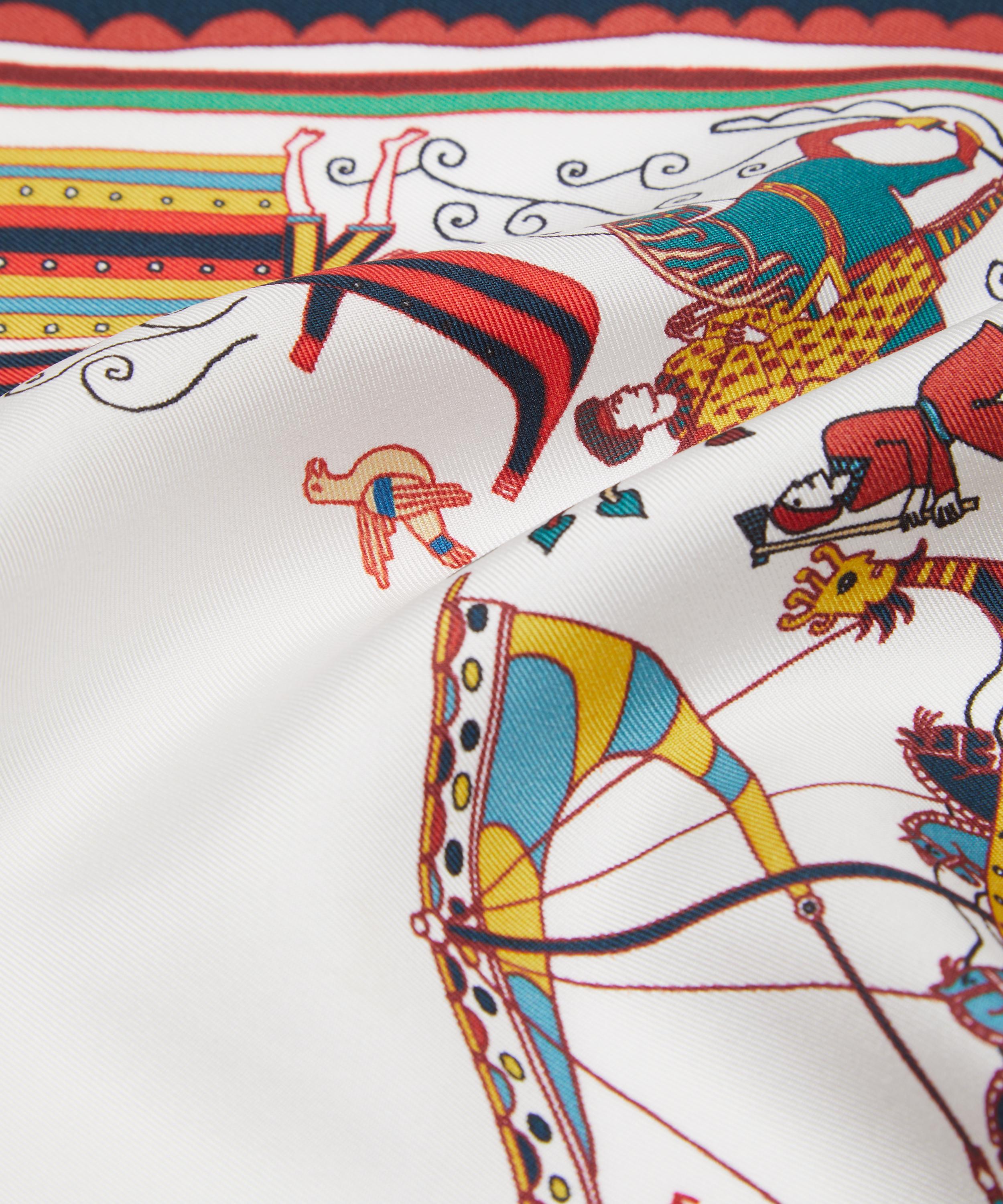 Liberty - Liberty | British Museum Bayeux Tapestry Silk Scarf 45 image number 4