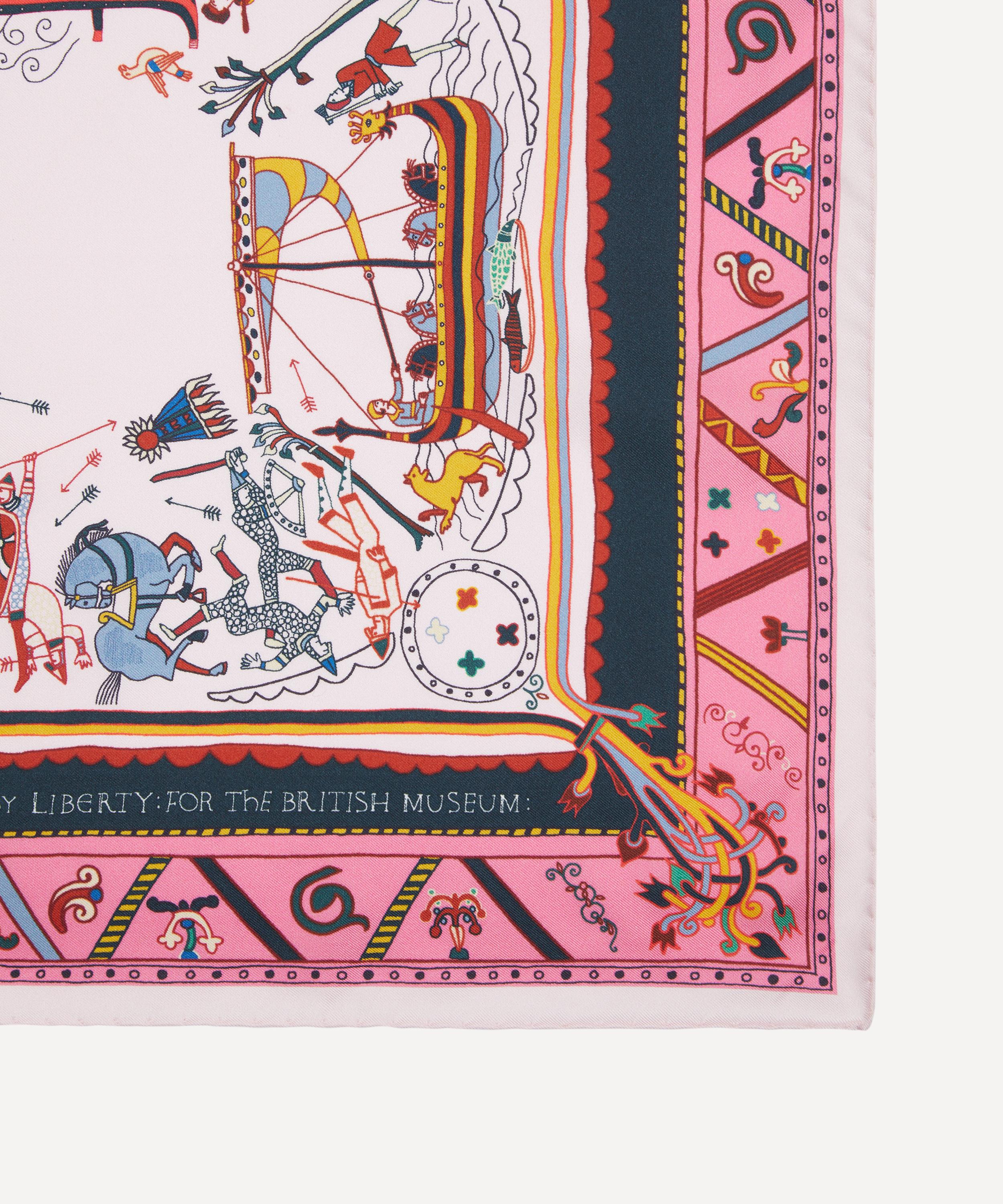 Liberty - Liberty | British Museum Bayeux Tapestry Silk Scarf 45 image number 3
