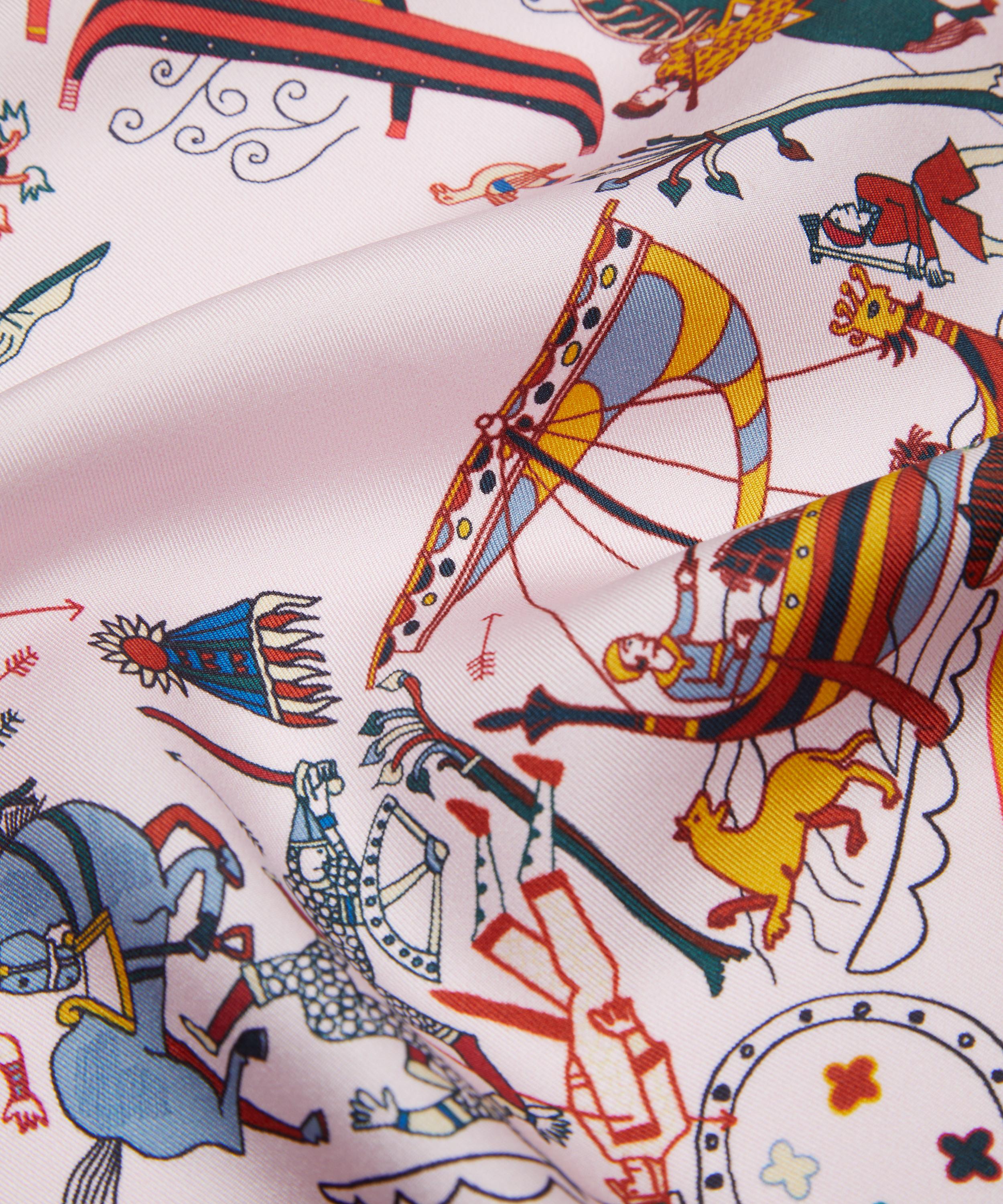 Liberty - Liberty | British Museum Bayeux Tapestry Silk Scarf 45 image number 4