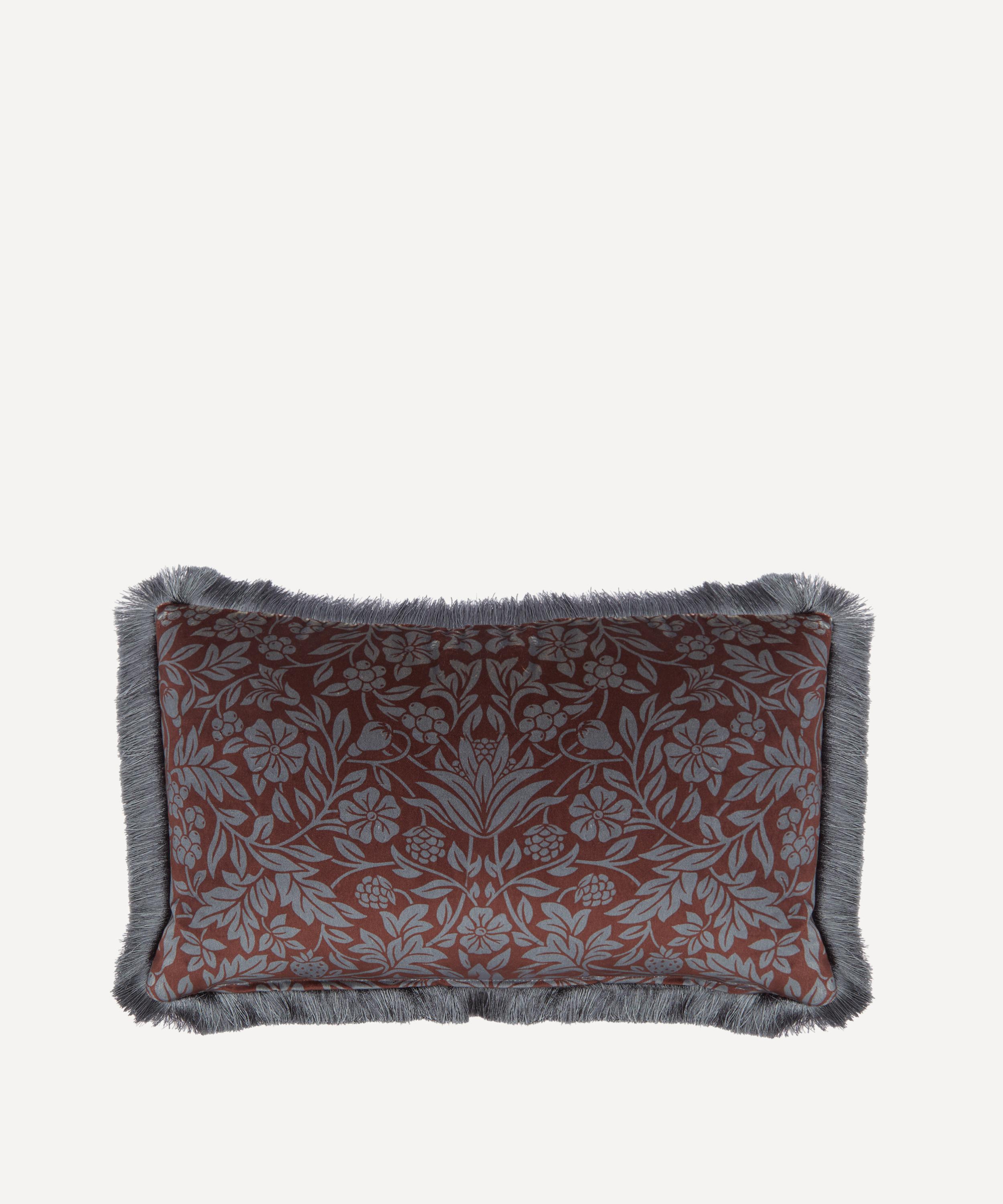 Liberty - Eleni Velvet Fringed Cushion image number 1