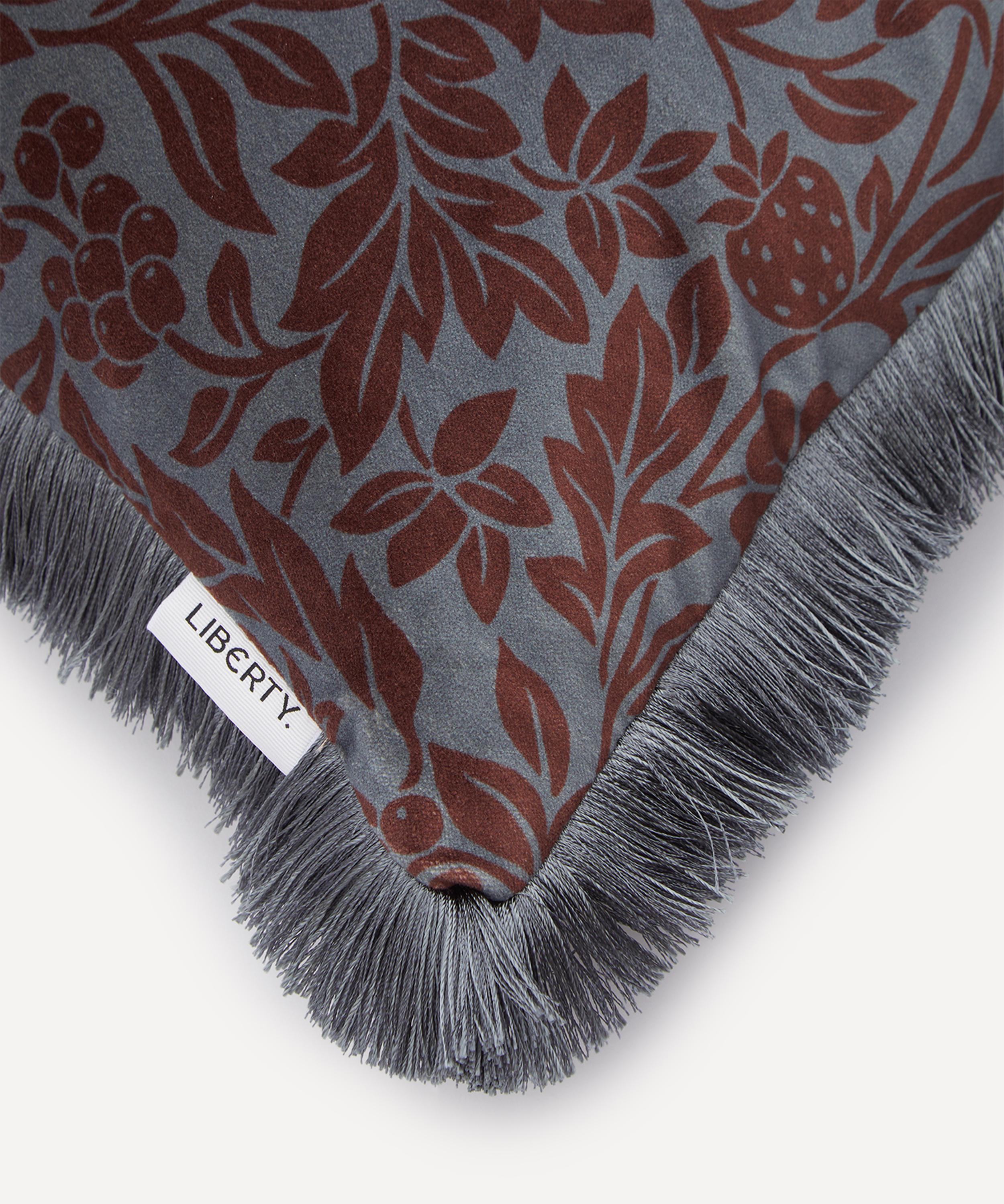 Liberty - Eleni Velvet Fringed Cushion image number 2