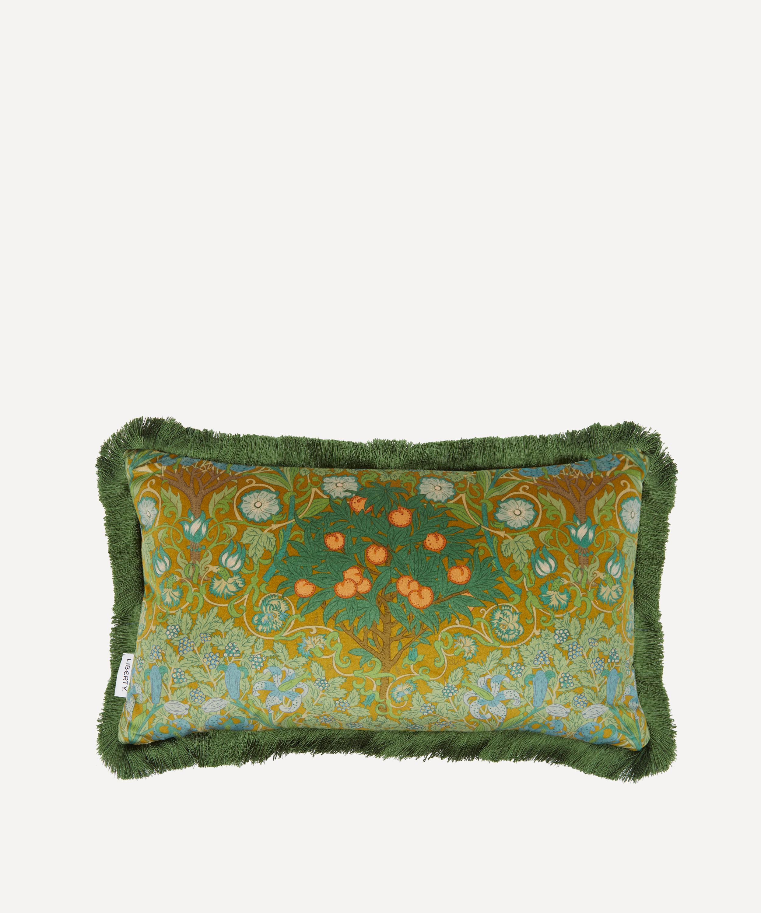 Liberty - Melbury Velvet Fringed Cushion image number 0