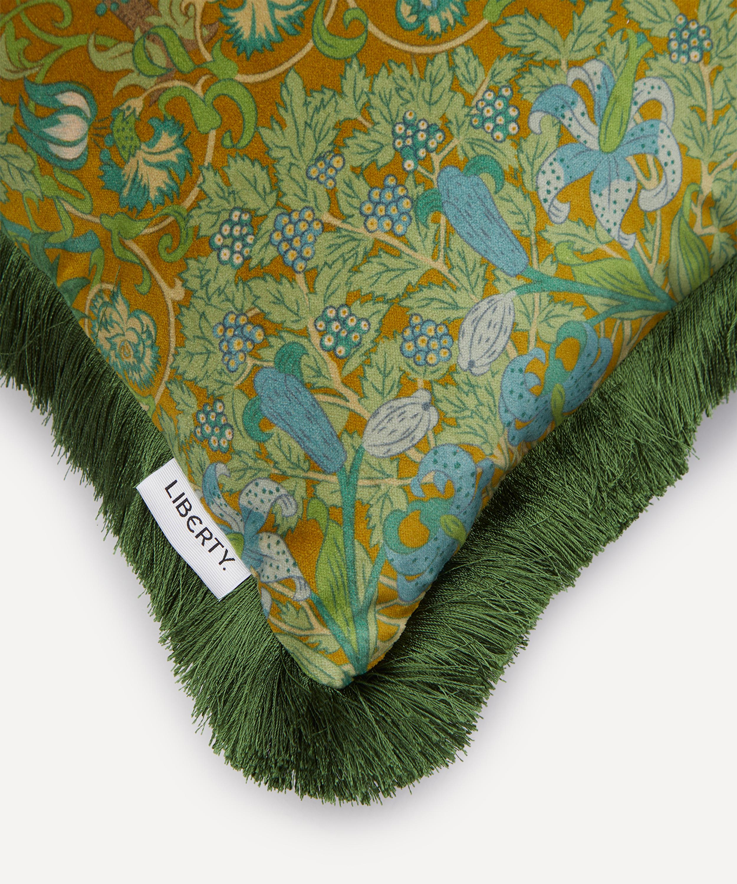 Liberty - Melbury Velvet Fringed Cushion image number 2