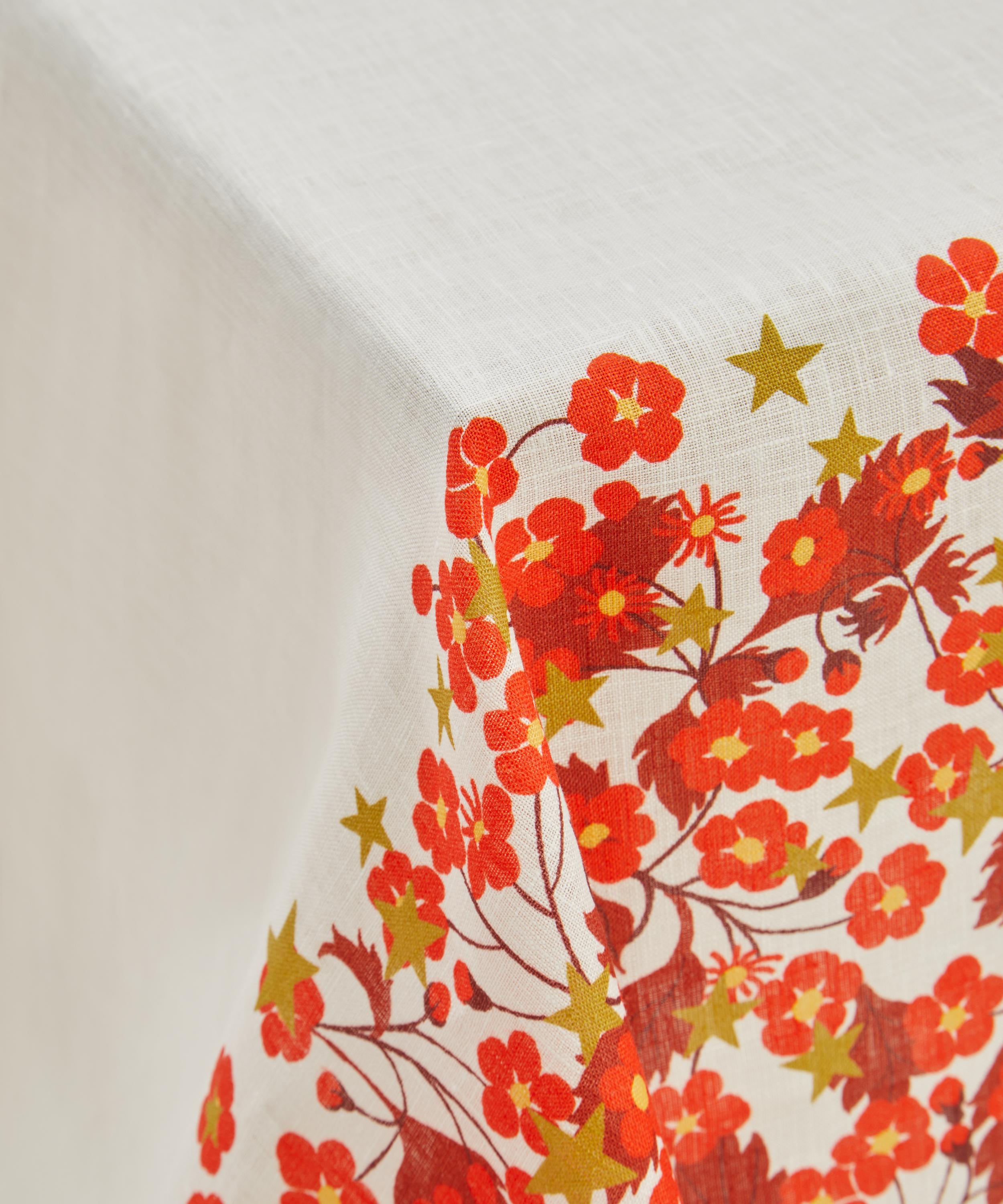 Liberty - Mitsi Star Linen 165cm x 250cm Tablecloth image number 2