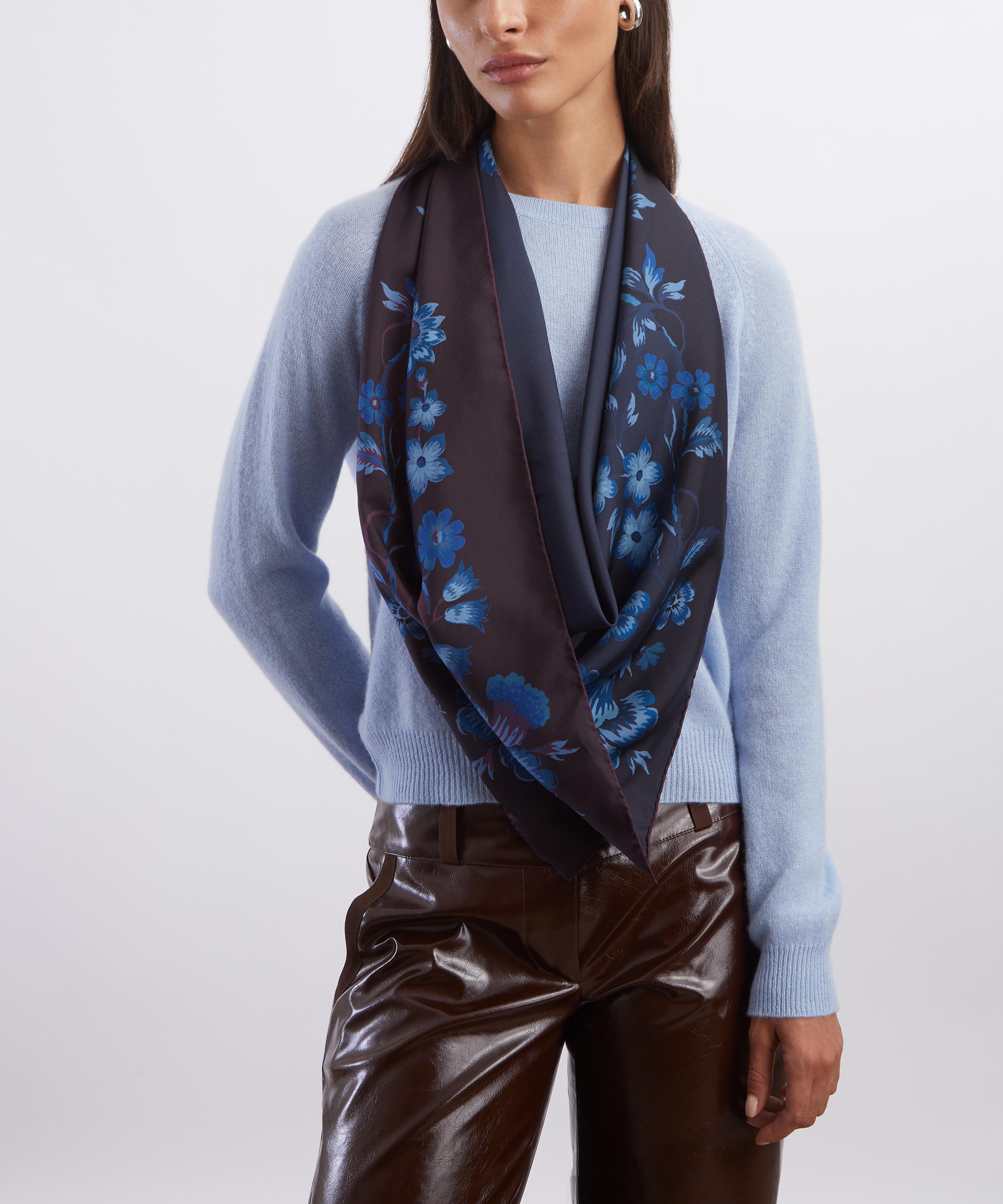 Liberty - Eva Bell Double Sided Silk Scarf 90 image number 1