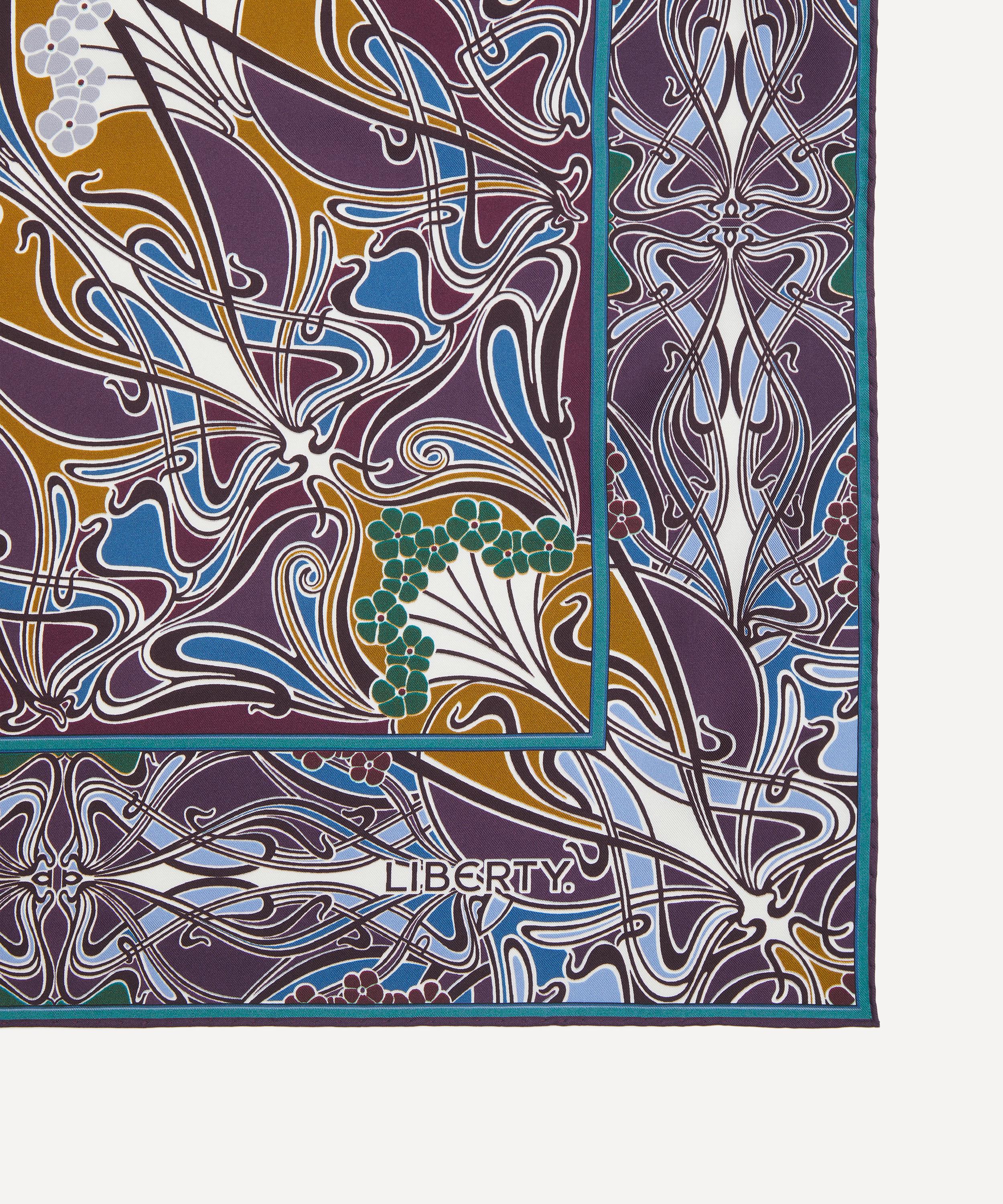 Liberty - Ianthe TP Double Sided Silk Scarf 90 image number 3