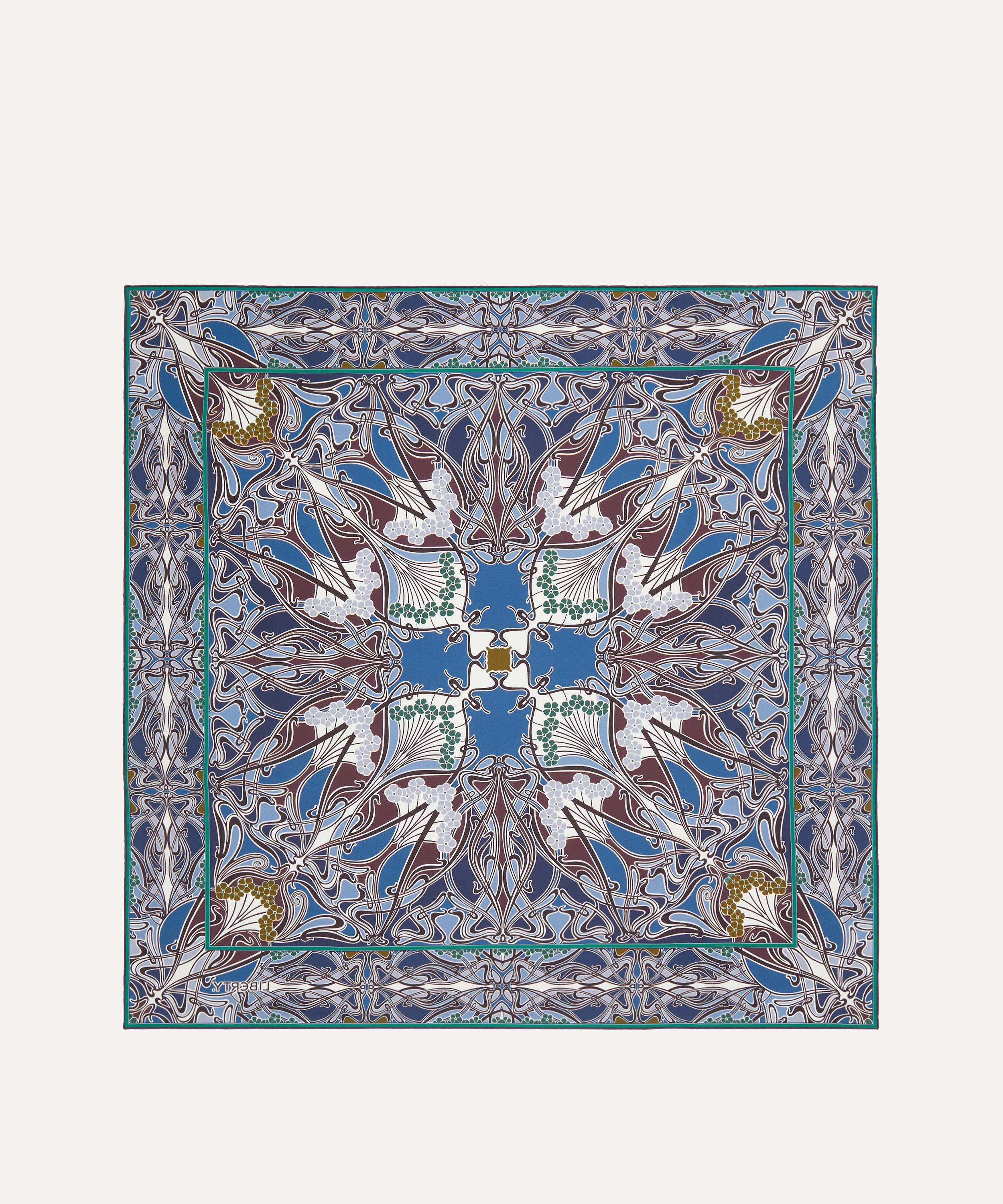 Liberty - Ianthe TP Double Sided Silk Scarf 90 image number 5