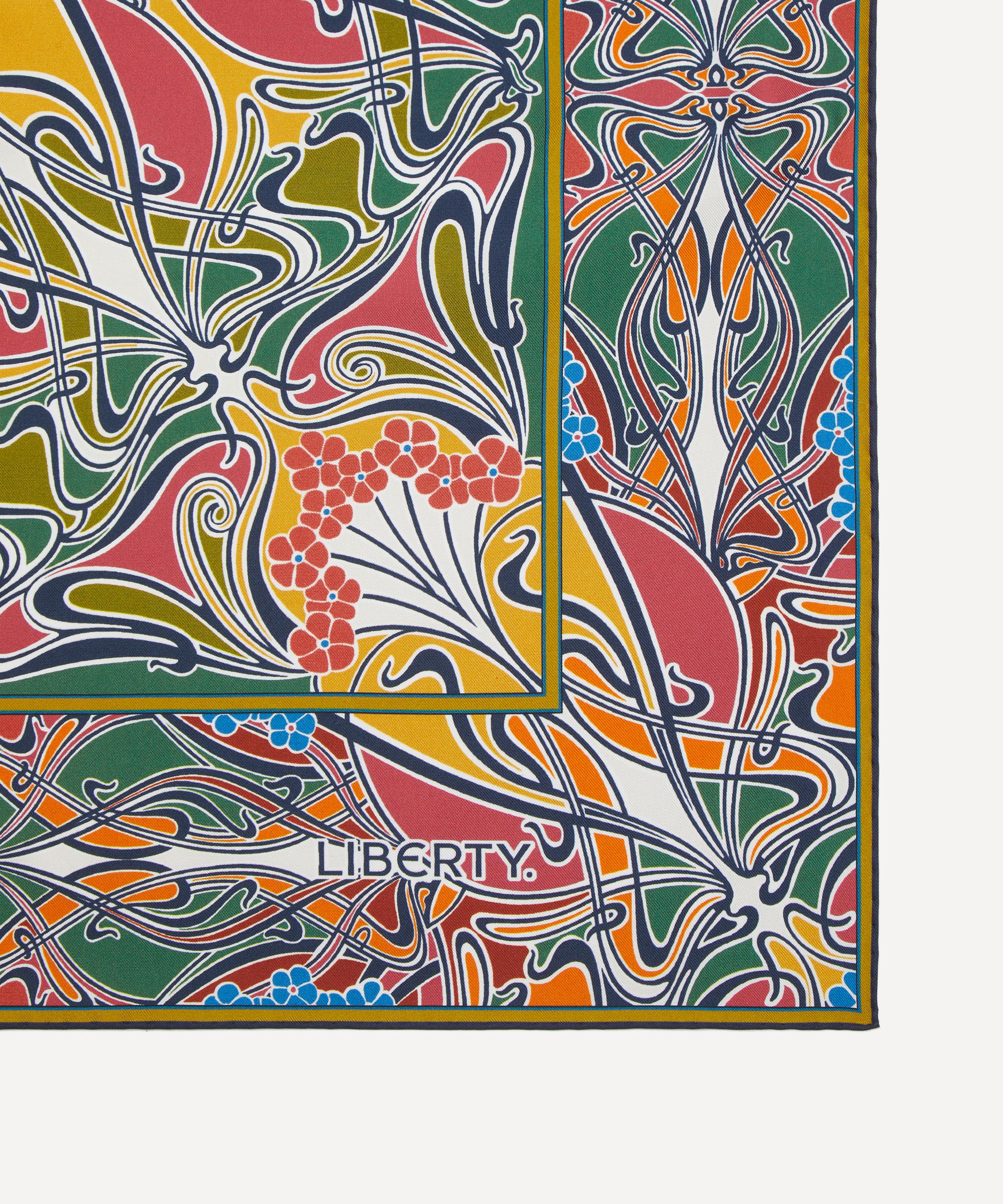 Liberty - Ianthe TP Double Sided Silk Scarf 90 image number 3