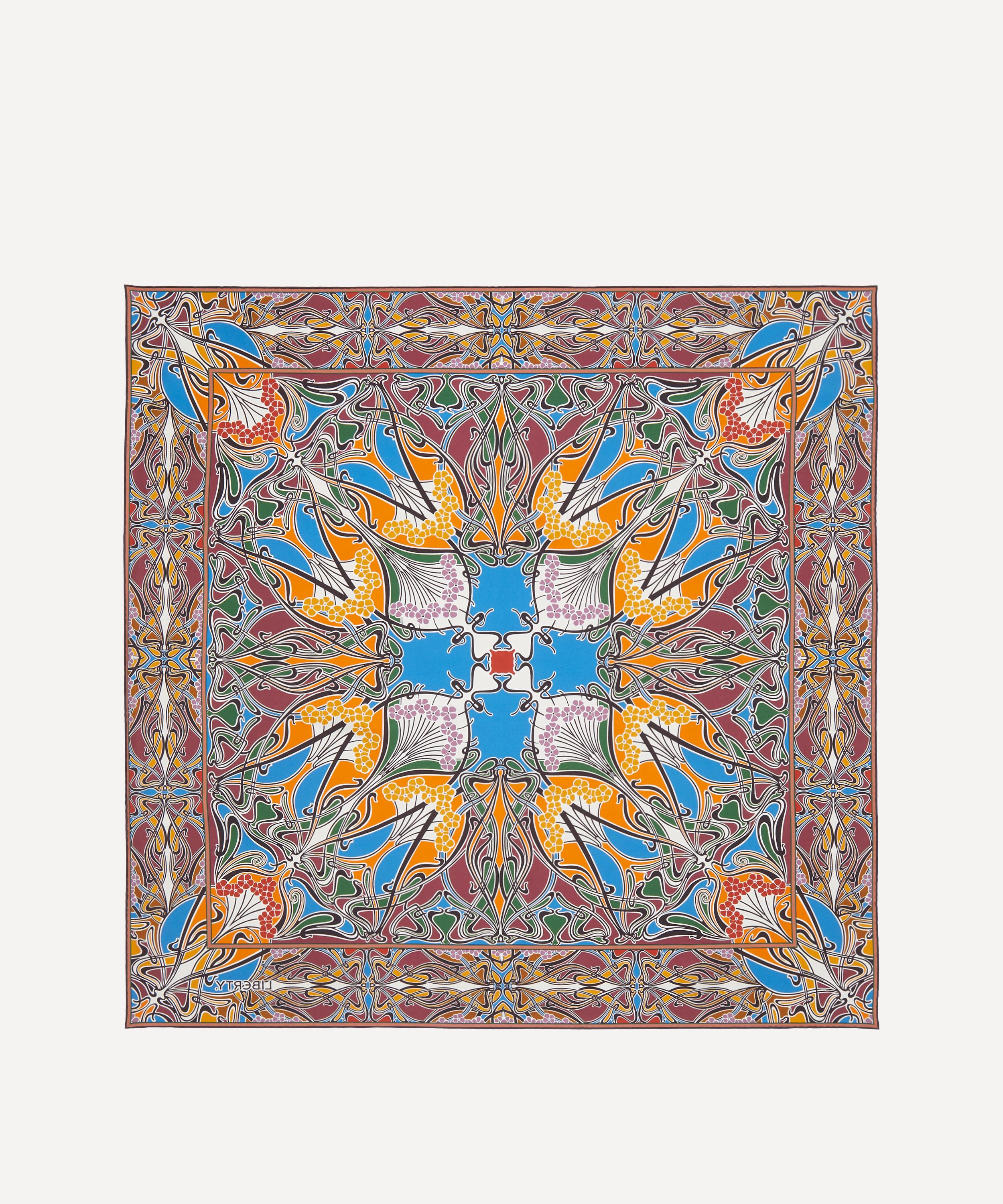 Liberty - Ianthe TP Double Sided Silk Scarf 90 image number 5