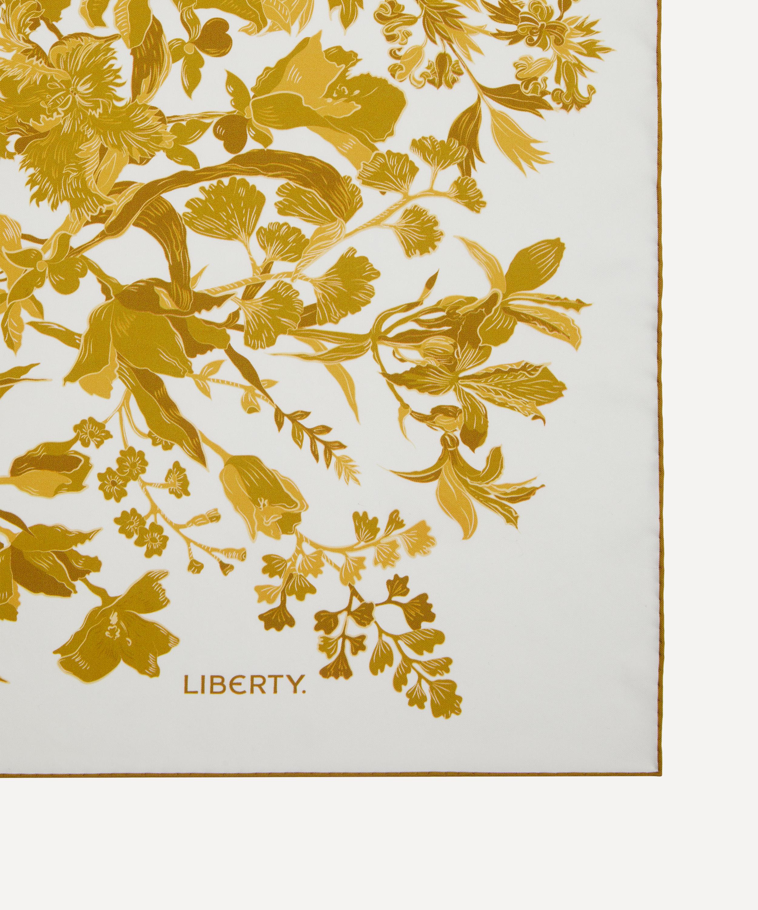 Liberty - Una Blooms Double Sided Silk Scarf 90 image number 2