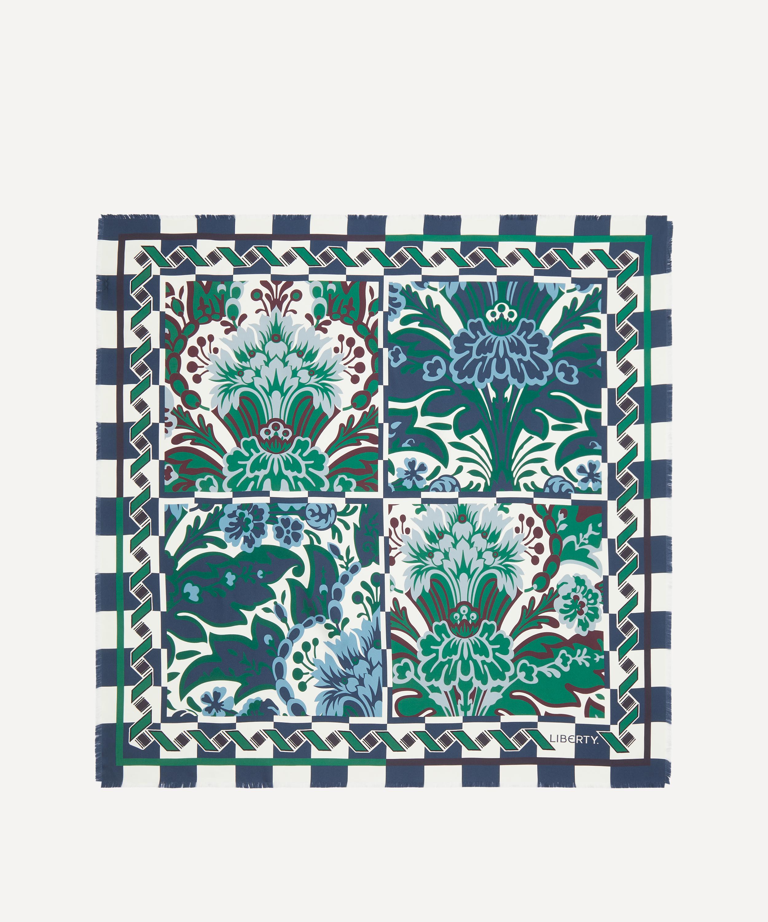 Liberty - Jayne&rsquo;s Wallpaper Silk Scarf 90 image number 0