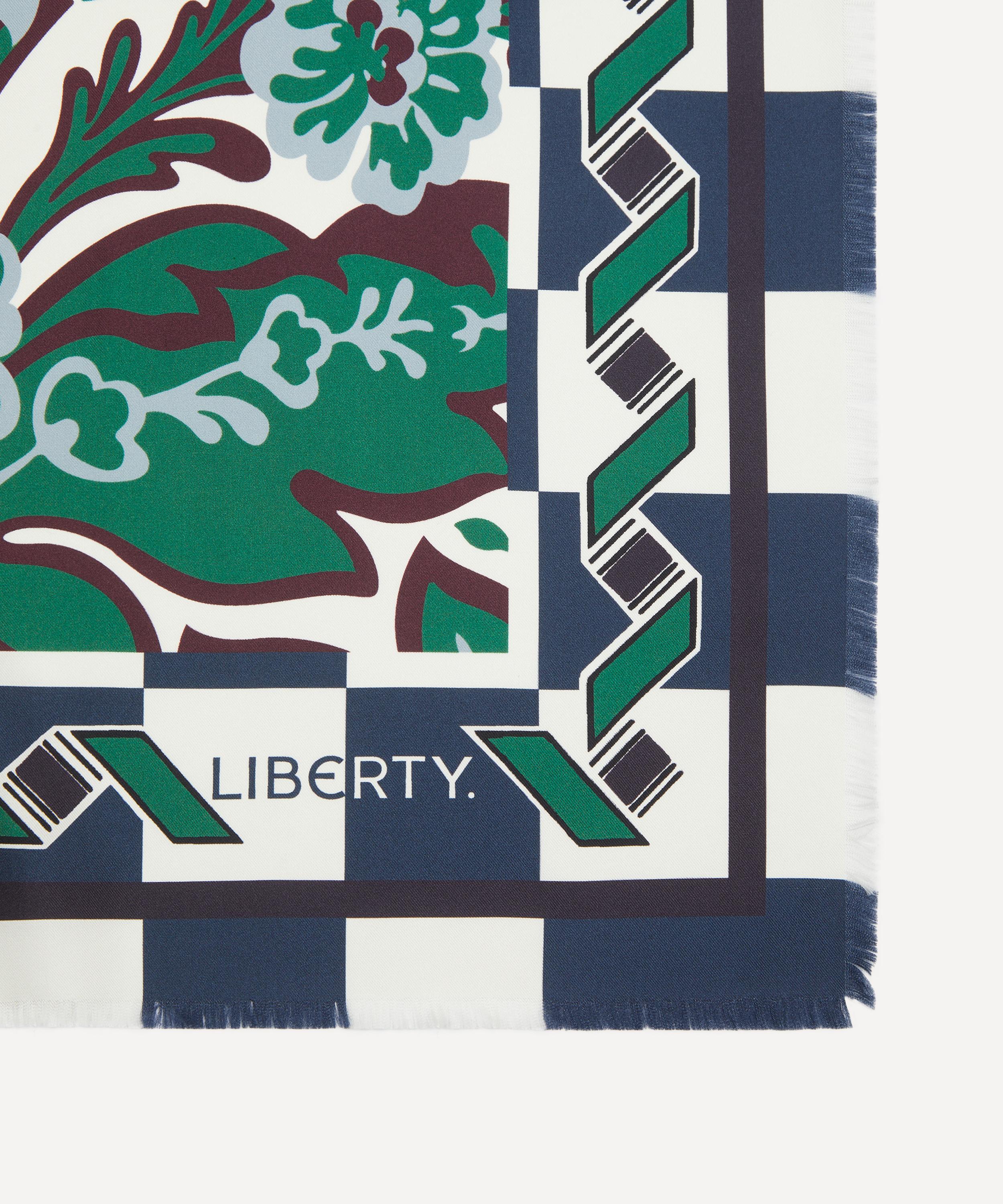 Liberty - Jayne&rsquo;s Wallpaper Silk Scarf 90 image number 3