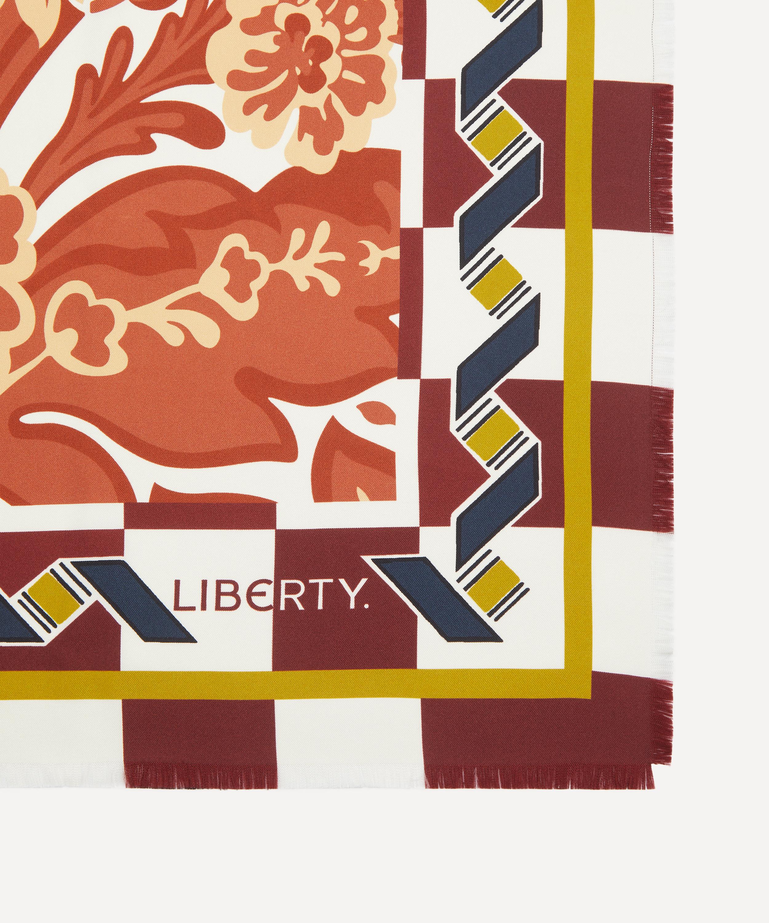 Liberty - Jayne&rsquo;s Wallpaper Silk Scarf 90 image number 3