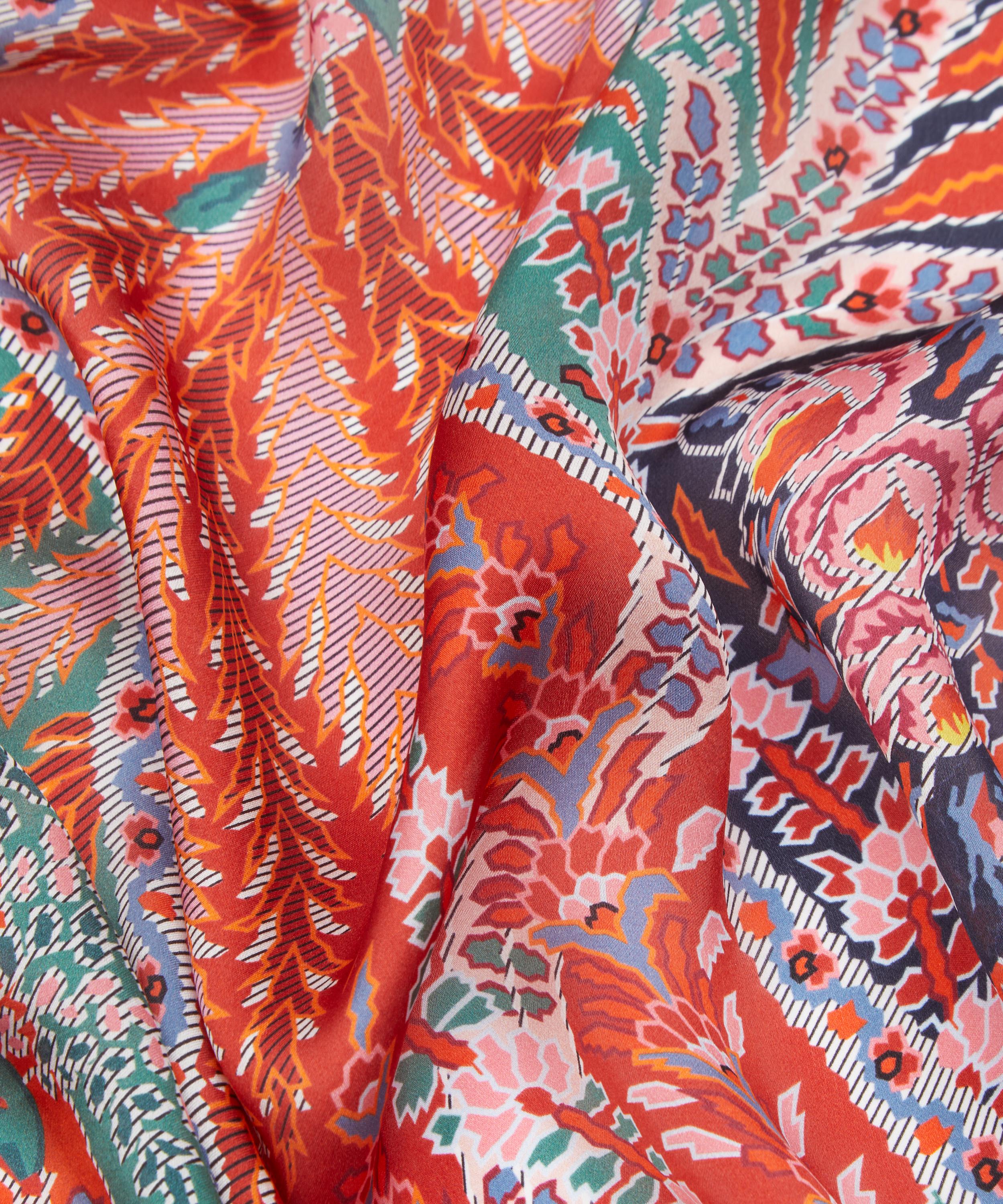 Liberty - Paisley Heart Silk Scarf 140 image number 4
