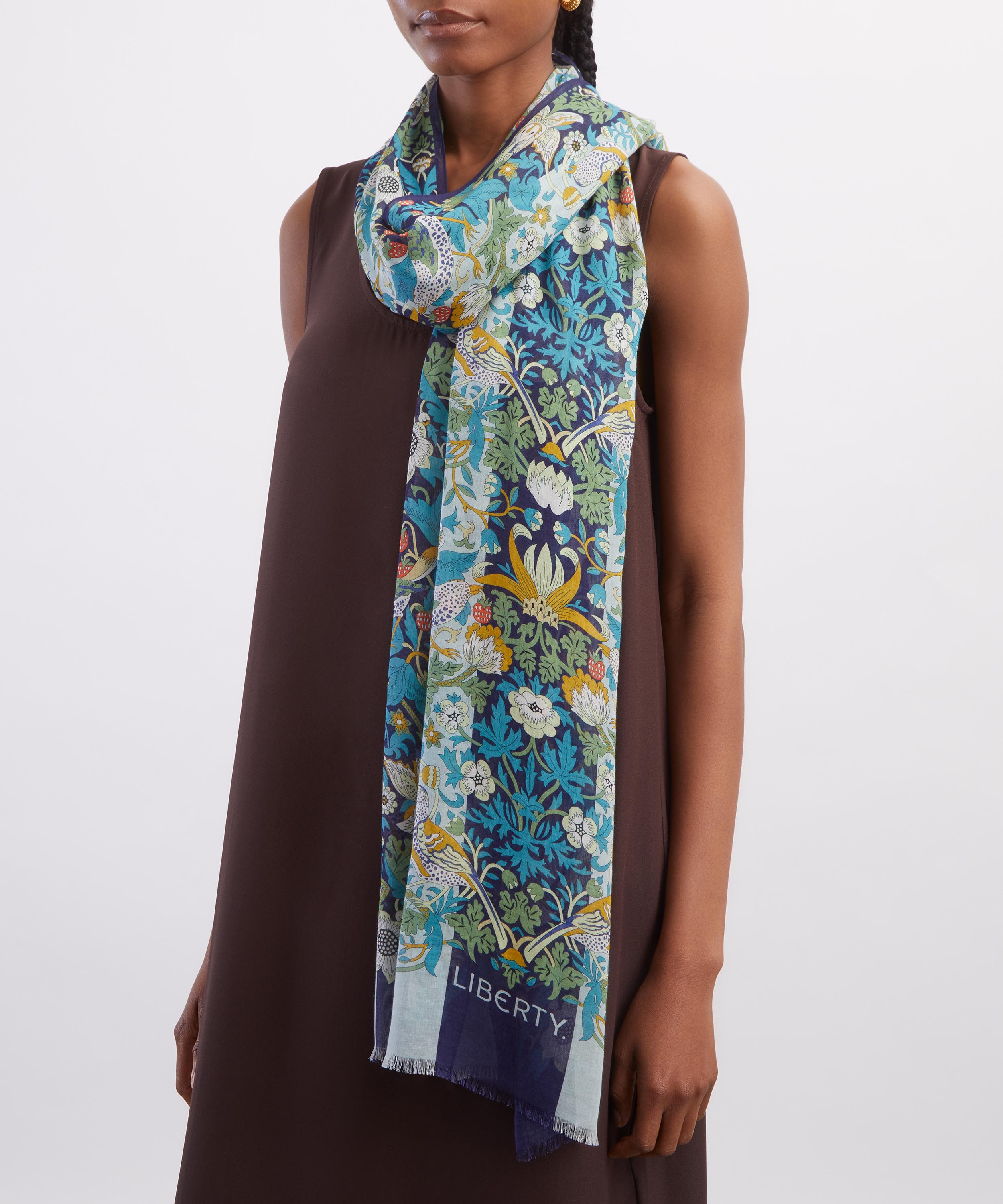Liberty - Strawberry Thief 70X200 Modal-Cashmere Scarf image number 1