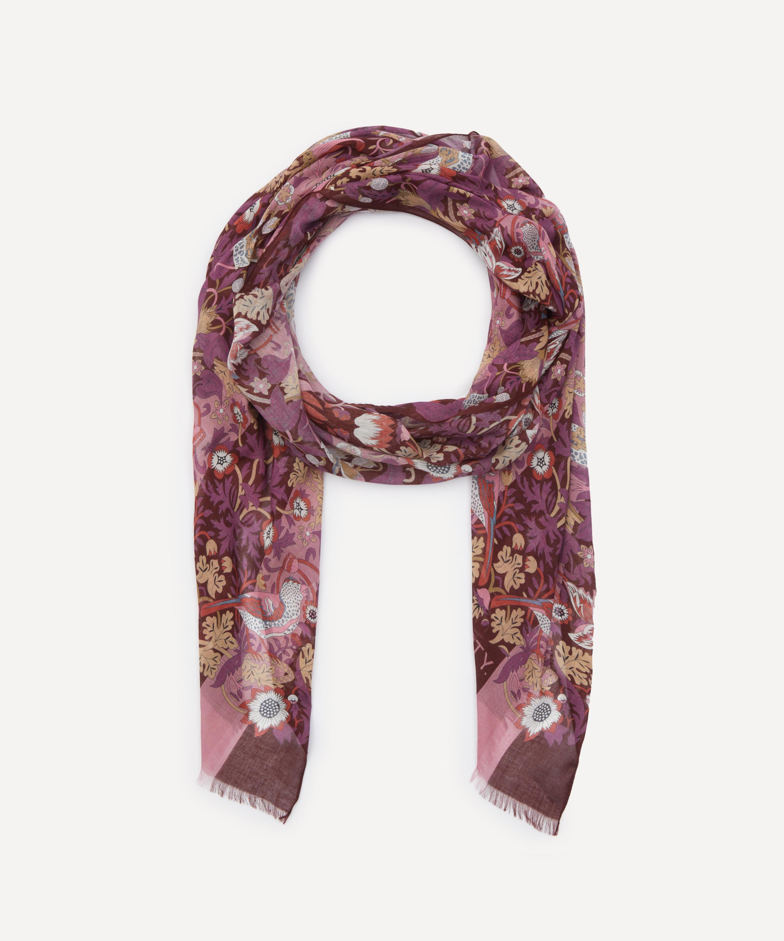 Liberty - Strawberry Thief 70X200 Modal-Cashmere Scarf image number 2