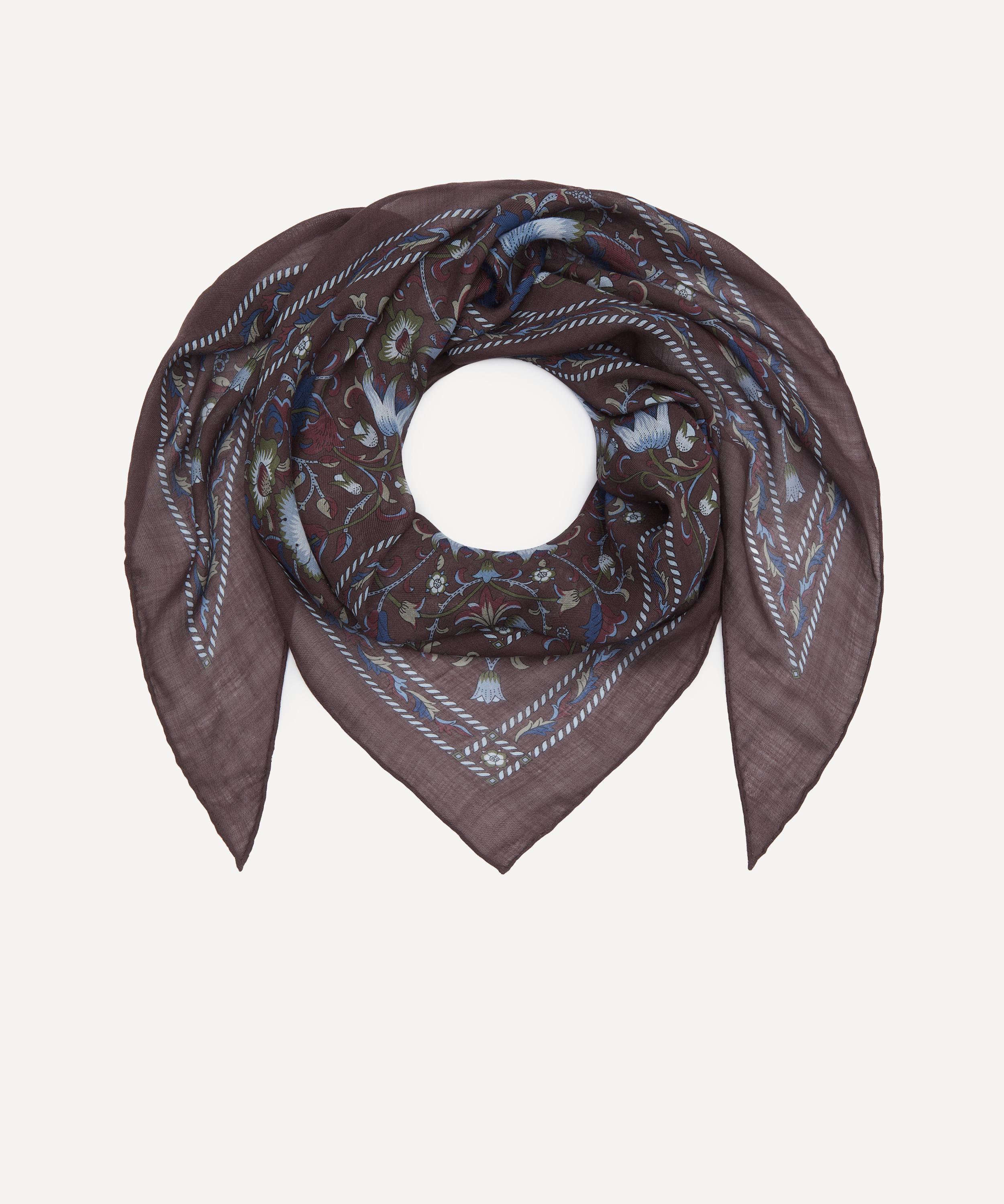 Liberty - Lodden Triangle 140X140 Wool-Silk Scarf image number 1