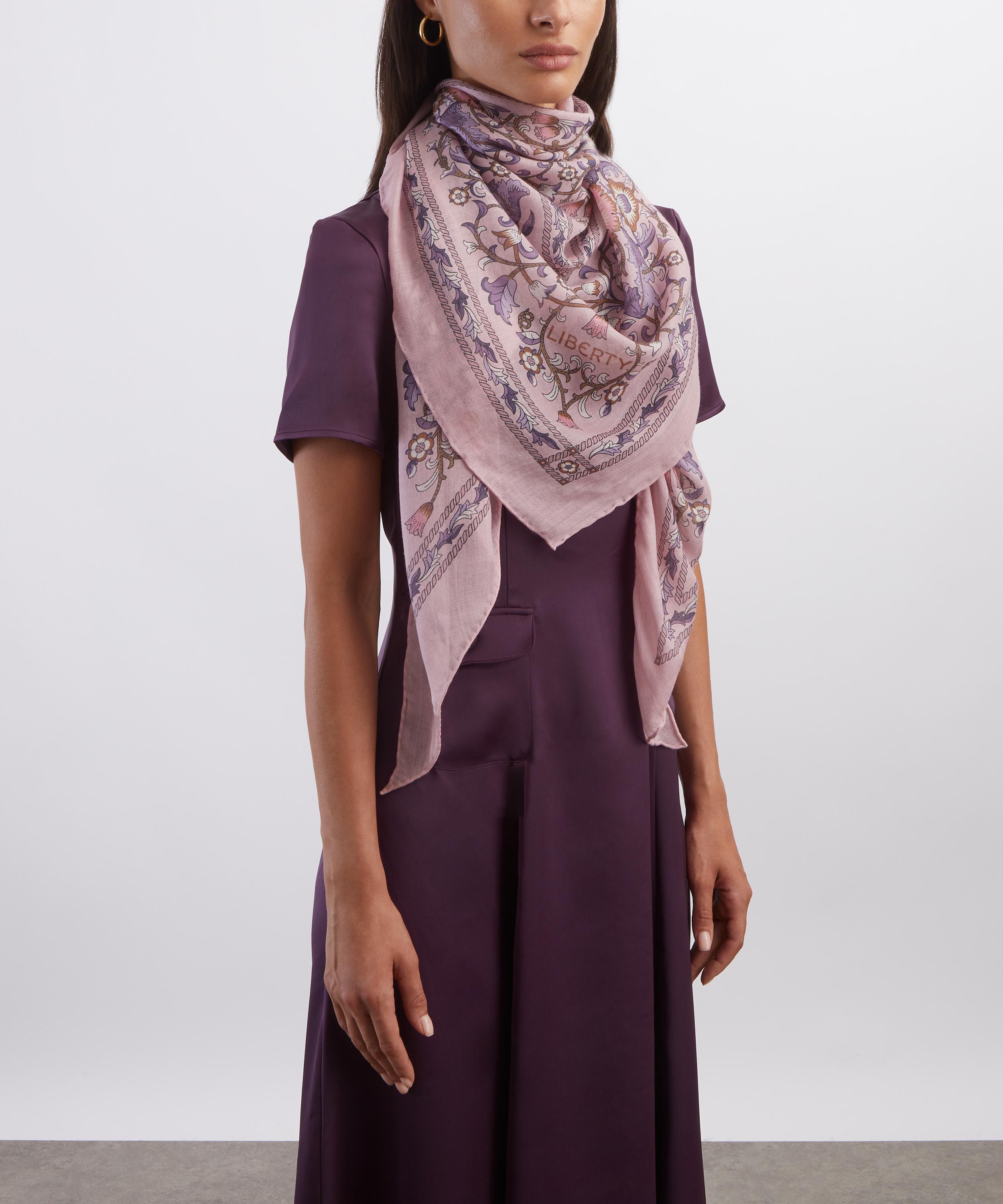 Liberty - Lodden Triangle 140X140 Wool-Silk Scarf image number 1