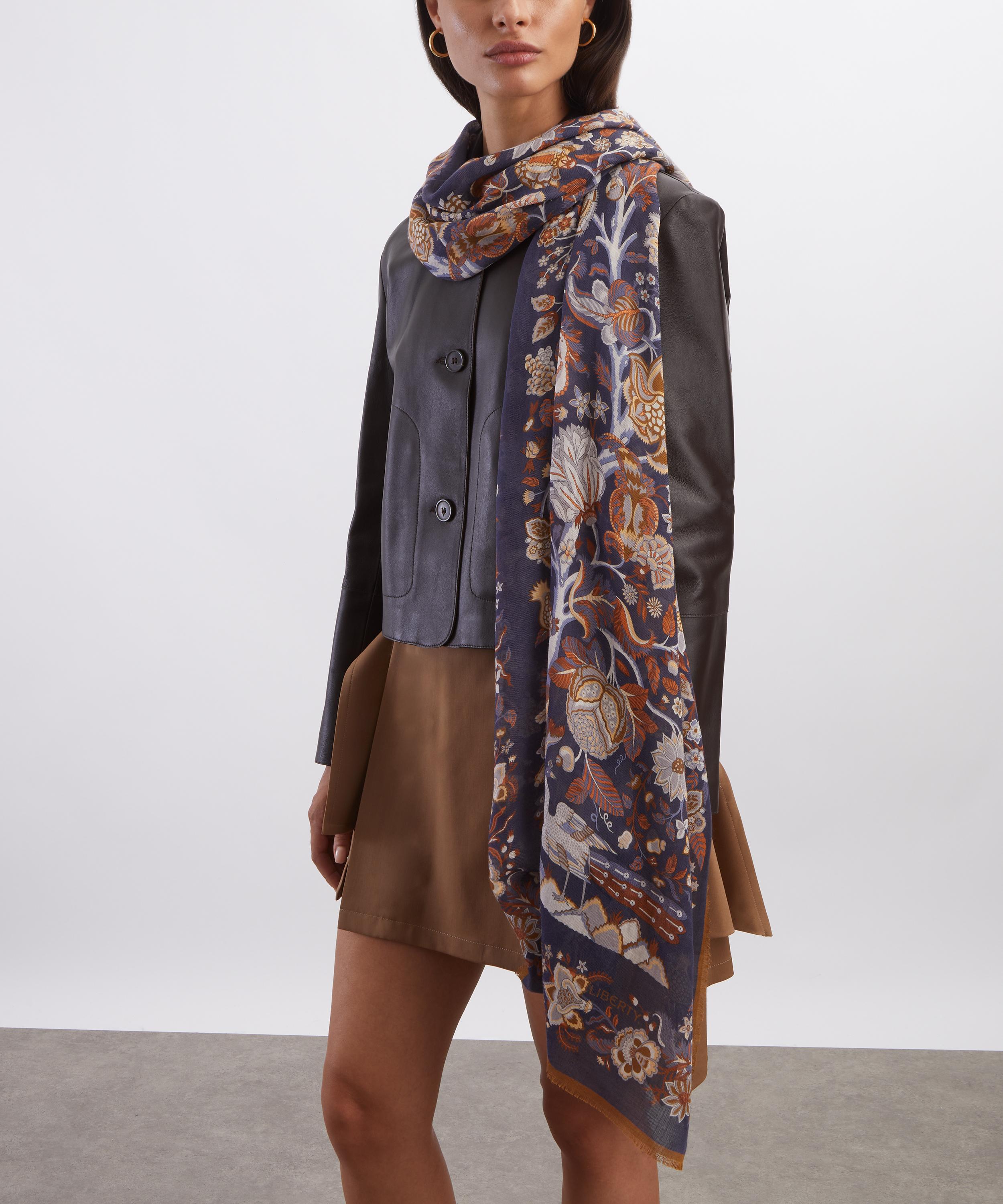Liberty - Tree of Life 70X200 Wool-Silk Scarf image number 1