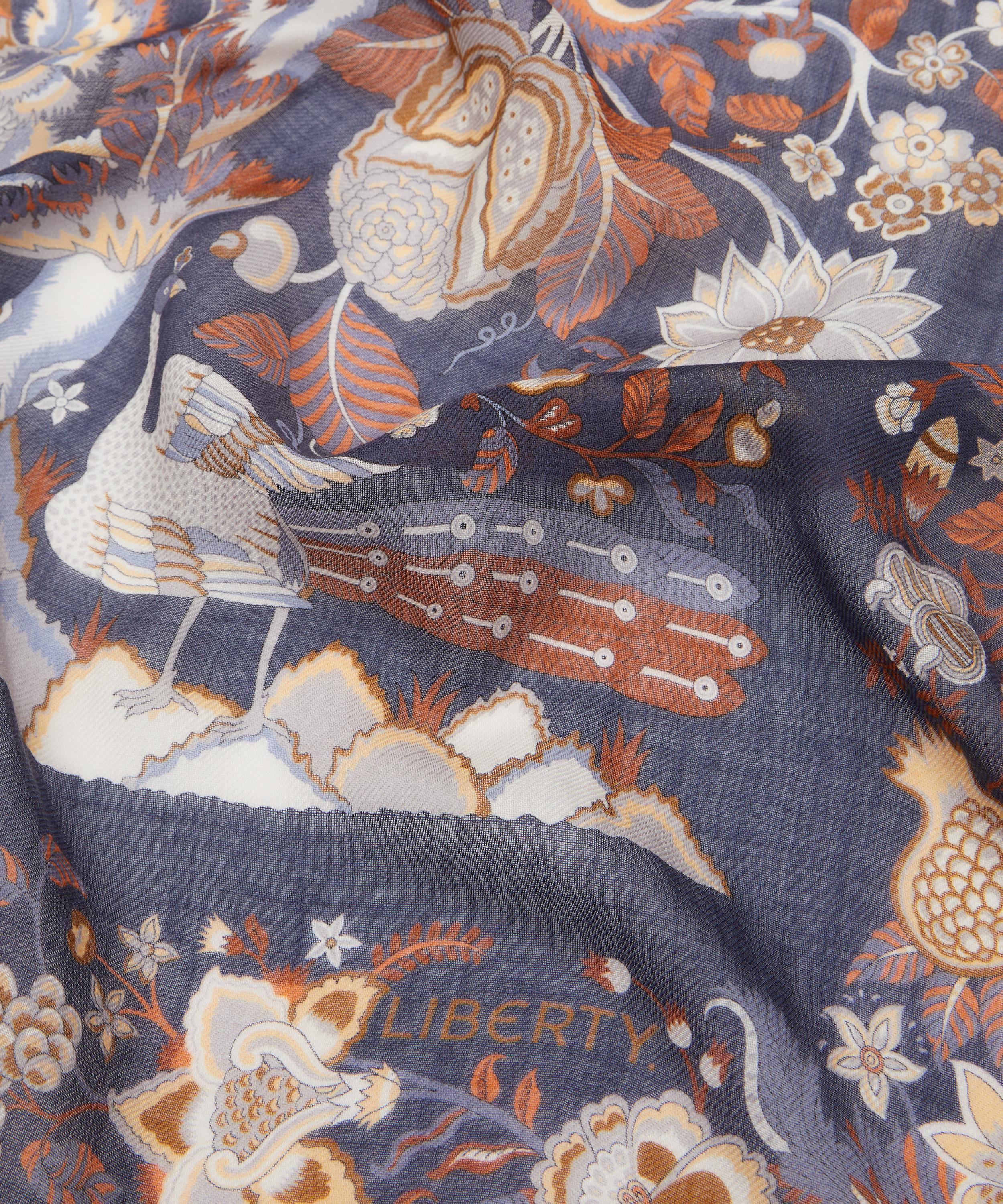 Liberty - Tree of Life 70X200 Wool-Silk Scarf image number 4
