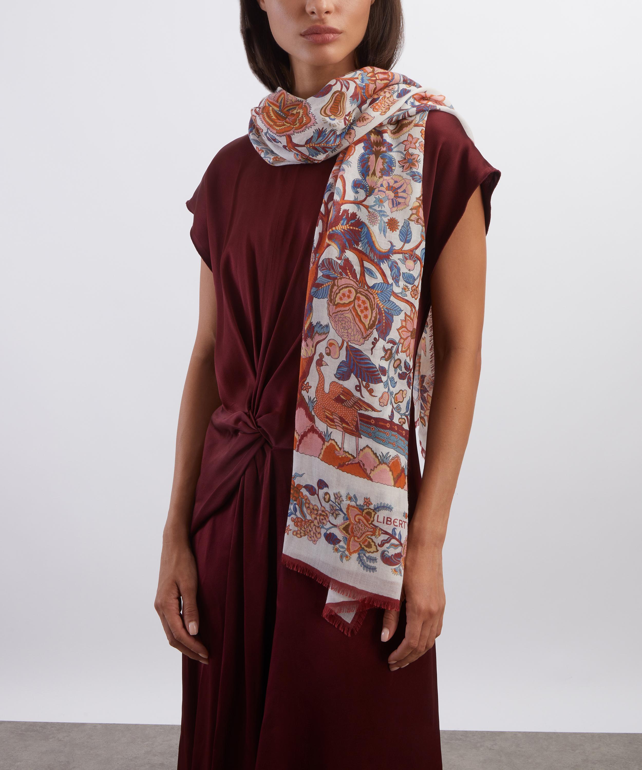 Liberty - Tree of Life 70X200 Wool-Silk Scarf image number 1