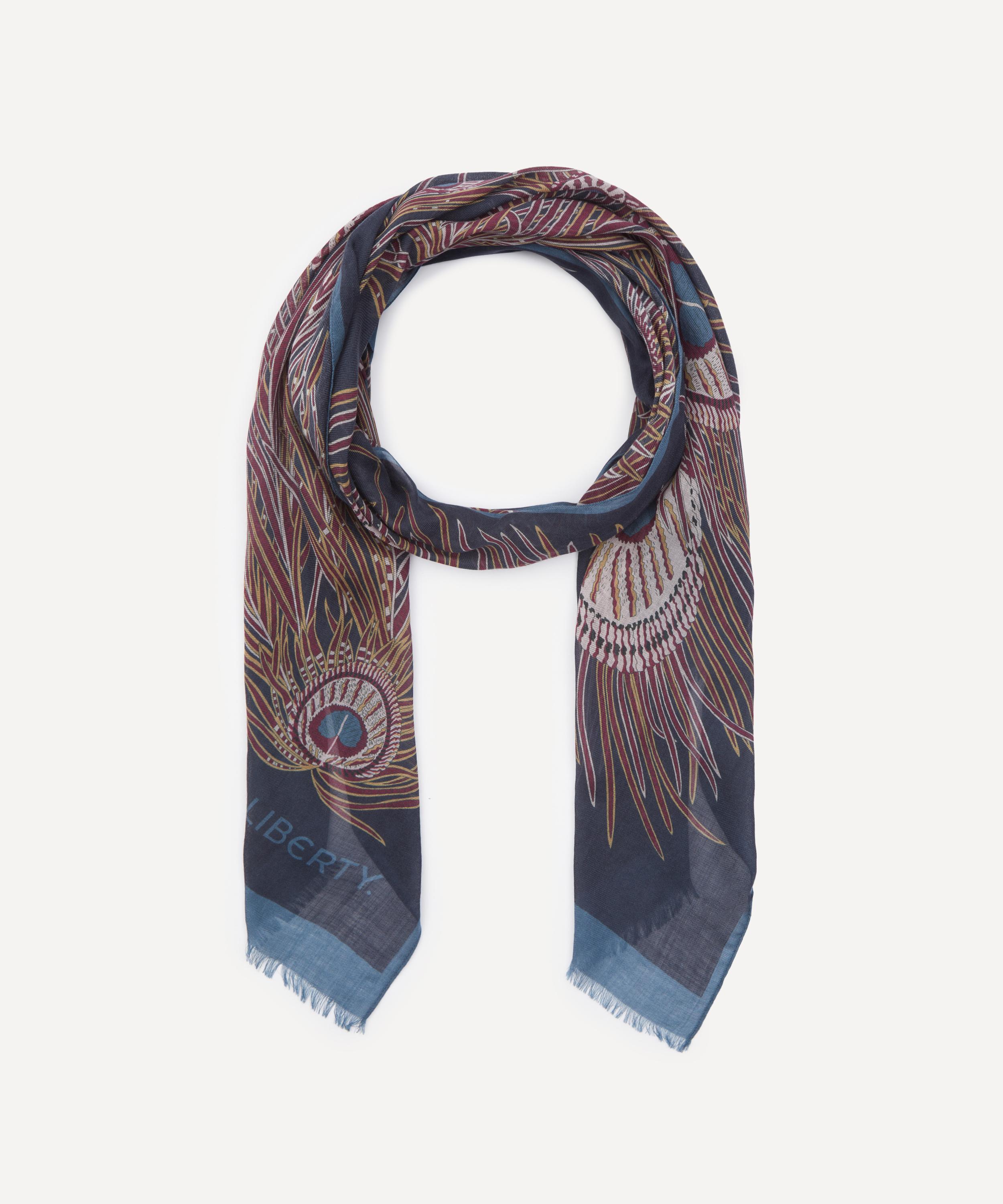 Liberty - Hera Bouquet 70X190 Wool-Silk Scarf image number 2
