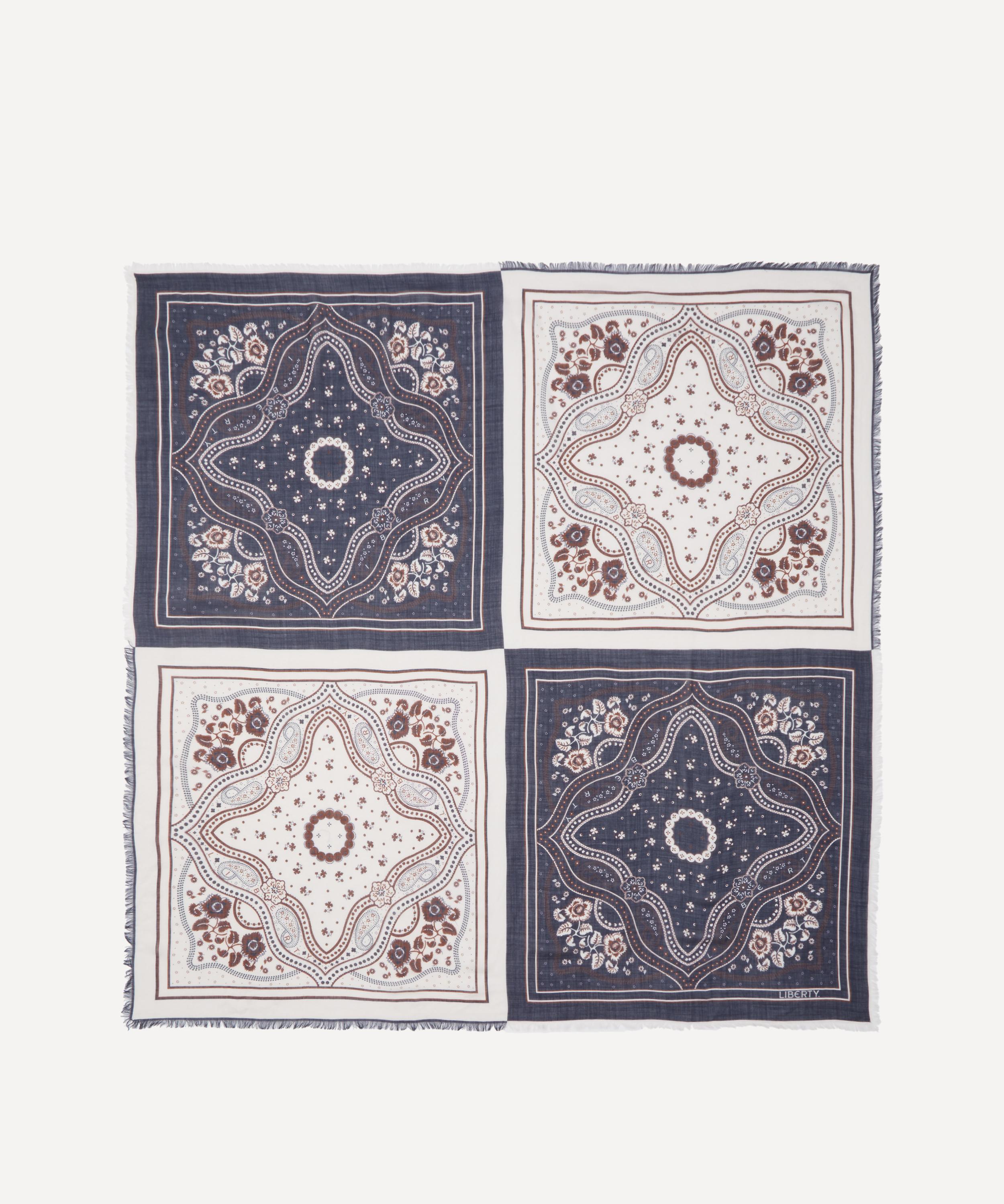 Liberty - Louis Wool-Silk Bandana 140 image number 0
