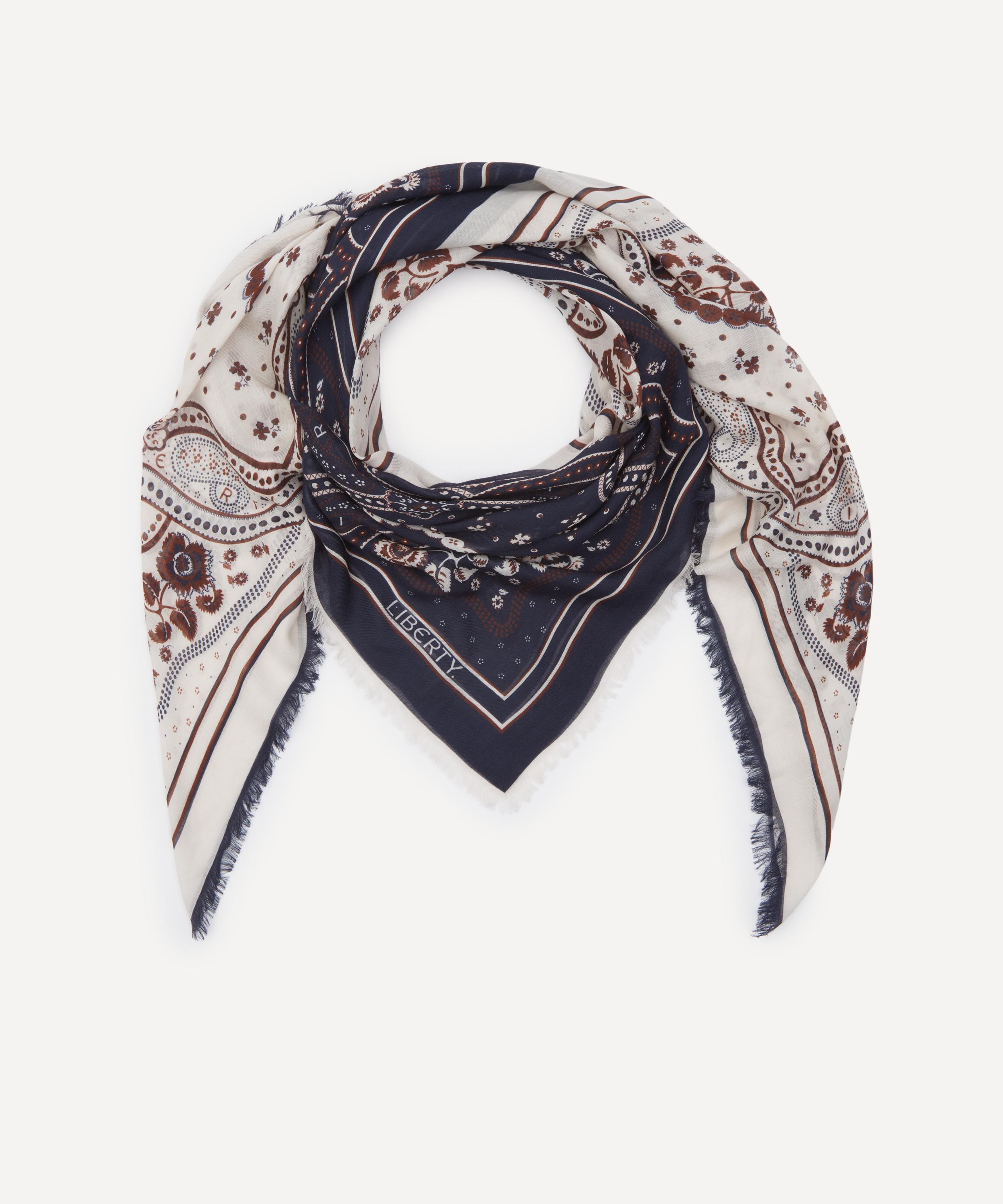 Liberty - Louis Wool-Silk Bandana 140 image number 1