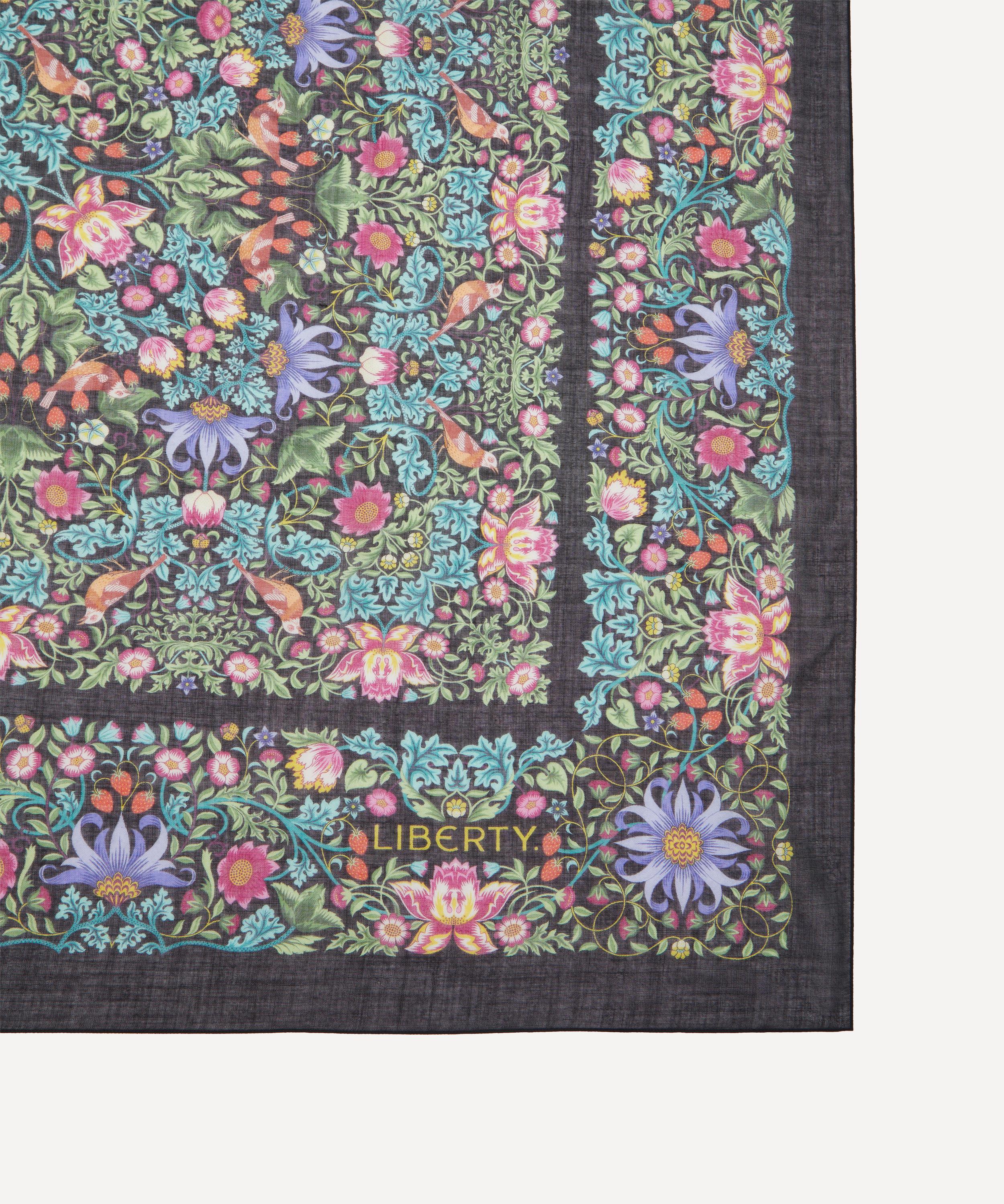 Liberty - Strawberry Thief Cashmere-Silk Scarf 140 image number 2