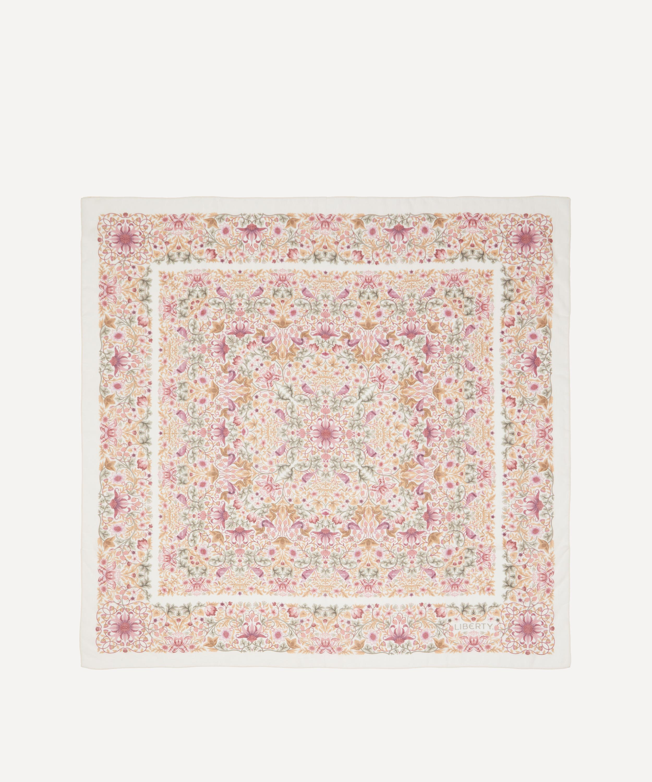 Liberty - Strawberry Thief Cashmere-Silk Scarf 140 image number 0