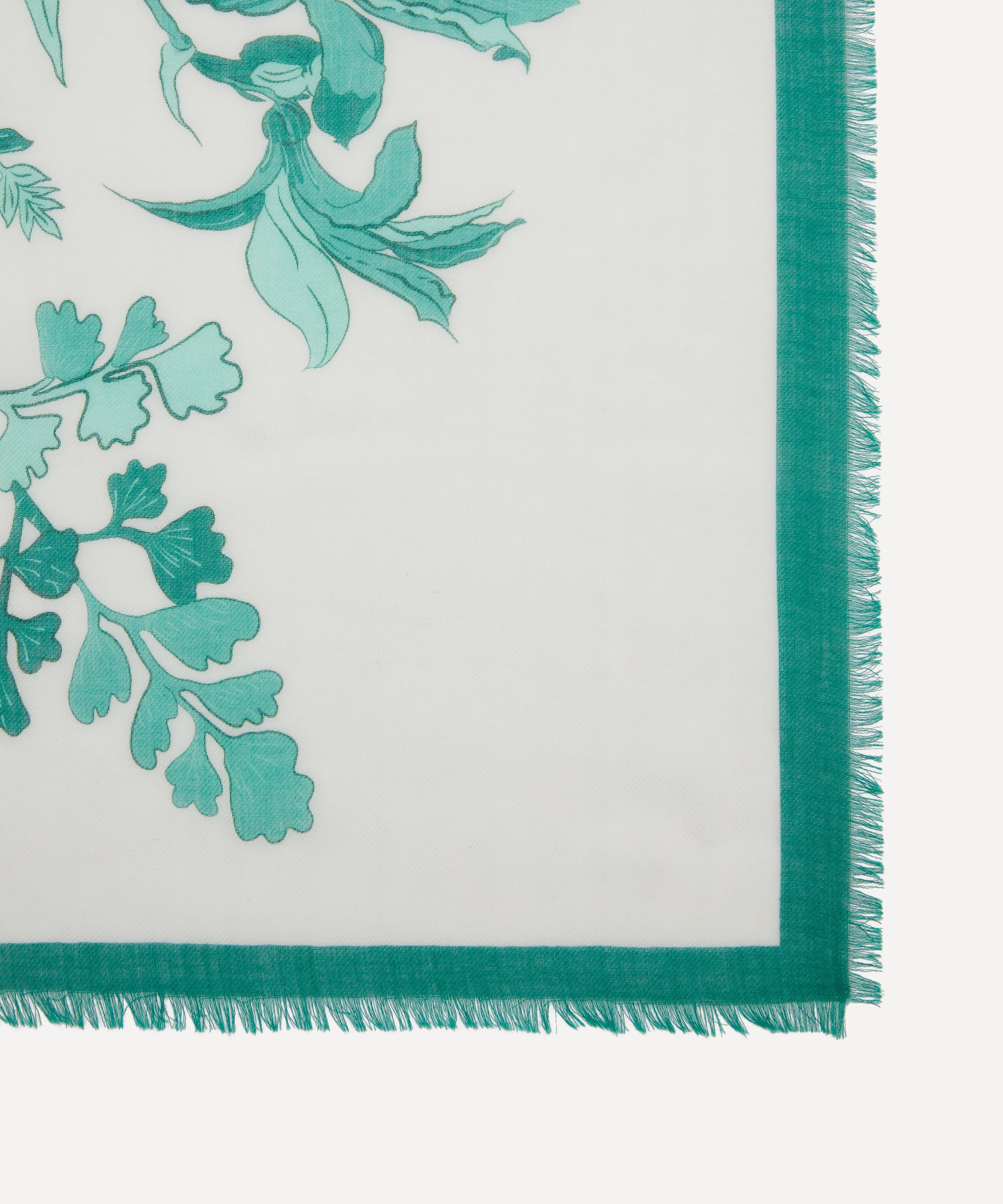 Liberty - Una Blooms Cashmere Scarf 140 image number 2