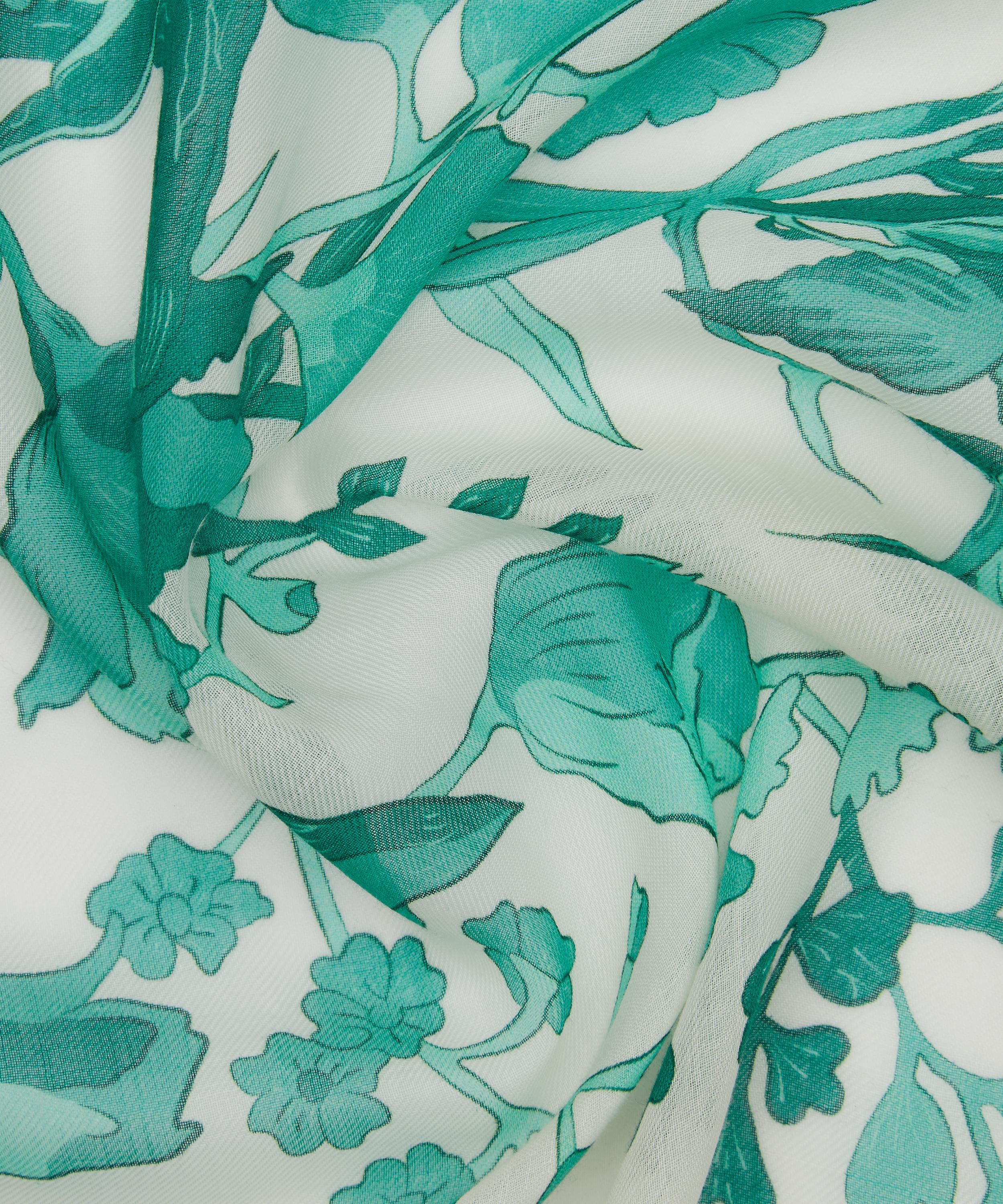 Liberty - Una Blooms Cashmere Scarf 140 image number 3