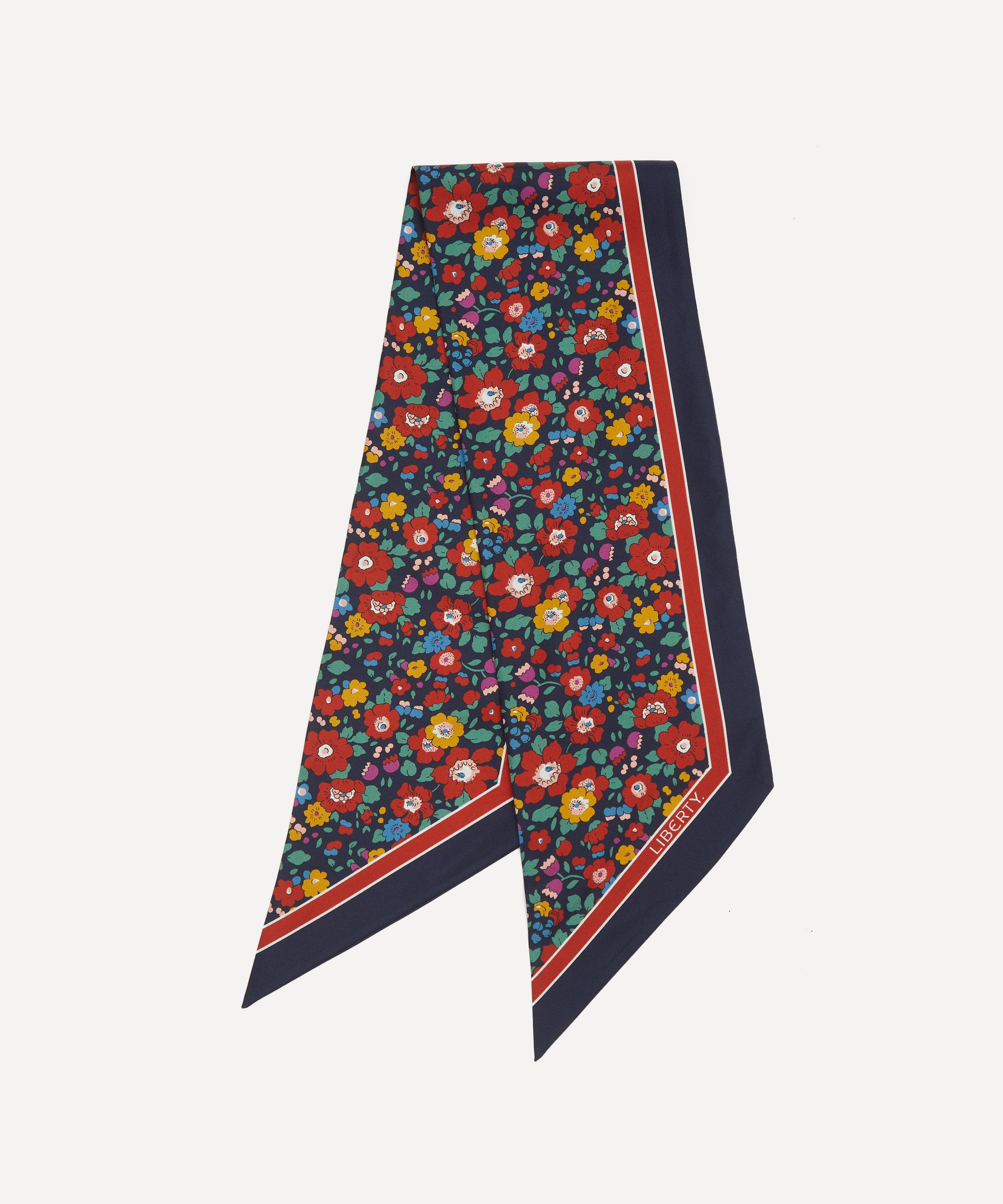 Liberty - Betsy Meadow 15X100 Ribbon Silk Scarf image number 2