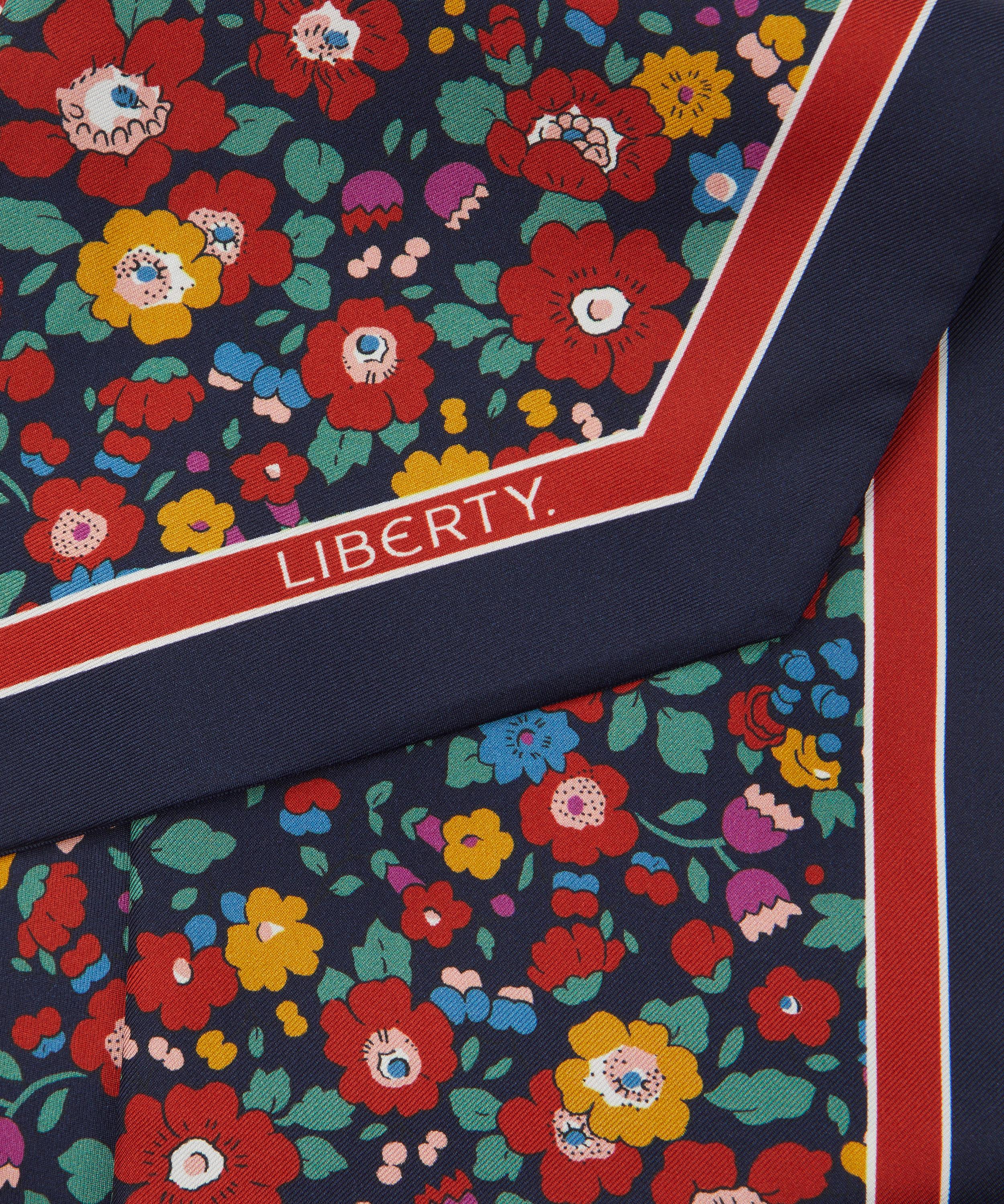 Liberty - Betsy Meadow 15X100 Ribbon Silk Scarf image number 4
