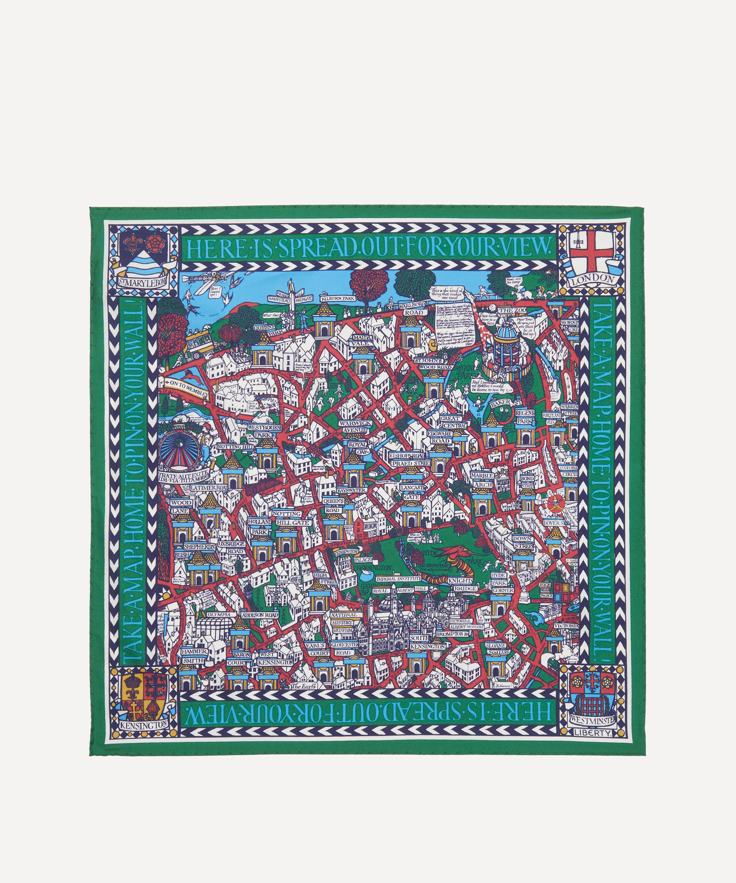 Liberty - Big Smoke Silk Scarf 45 image number 0
