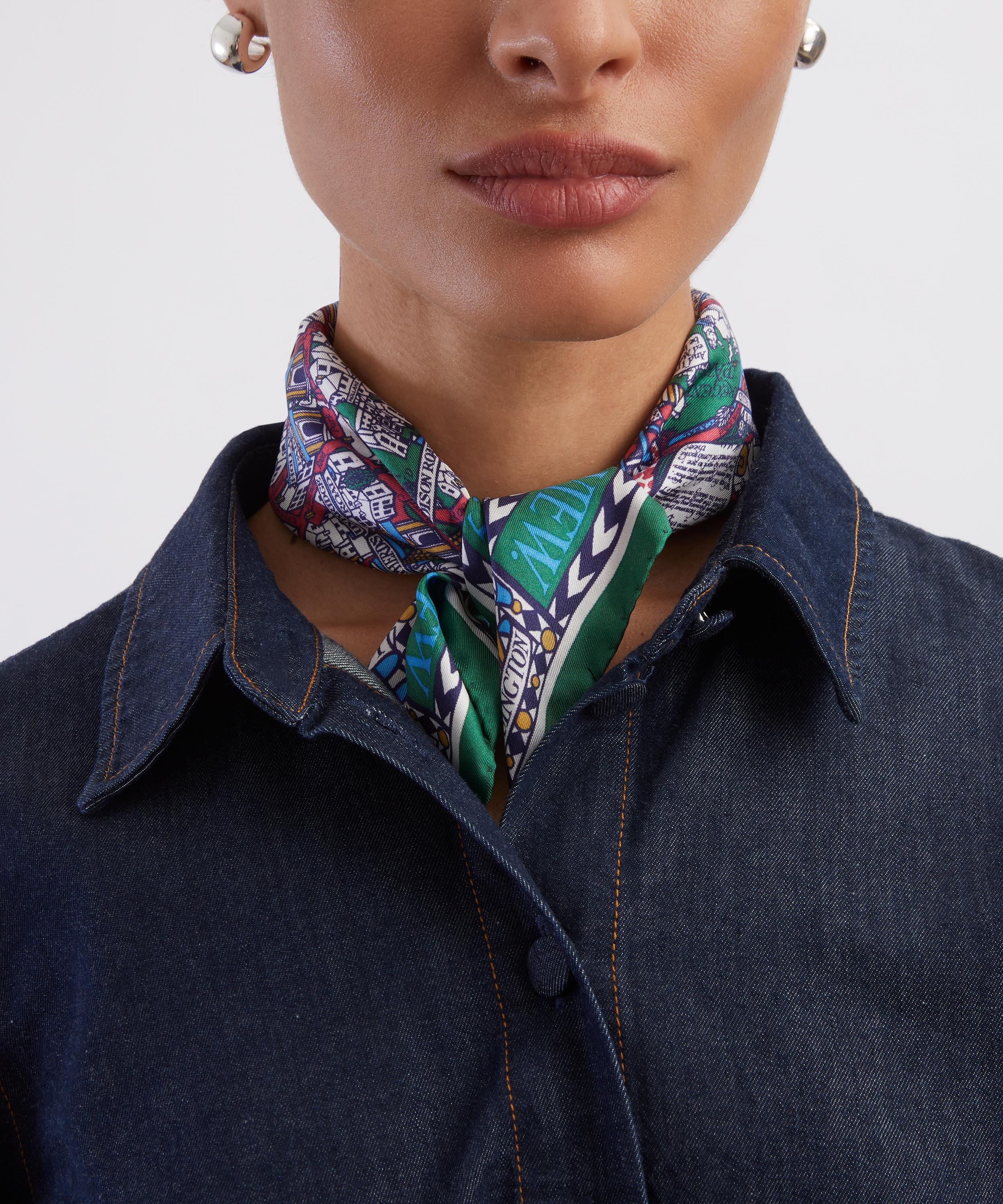 Liberty - Big Smoke Silk Scarf 45 image number 1